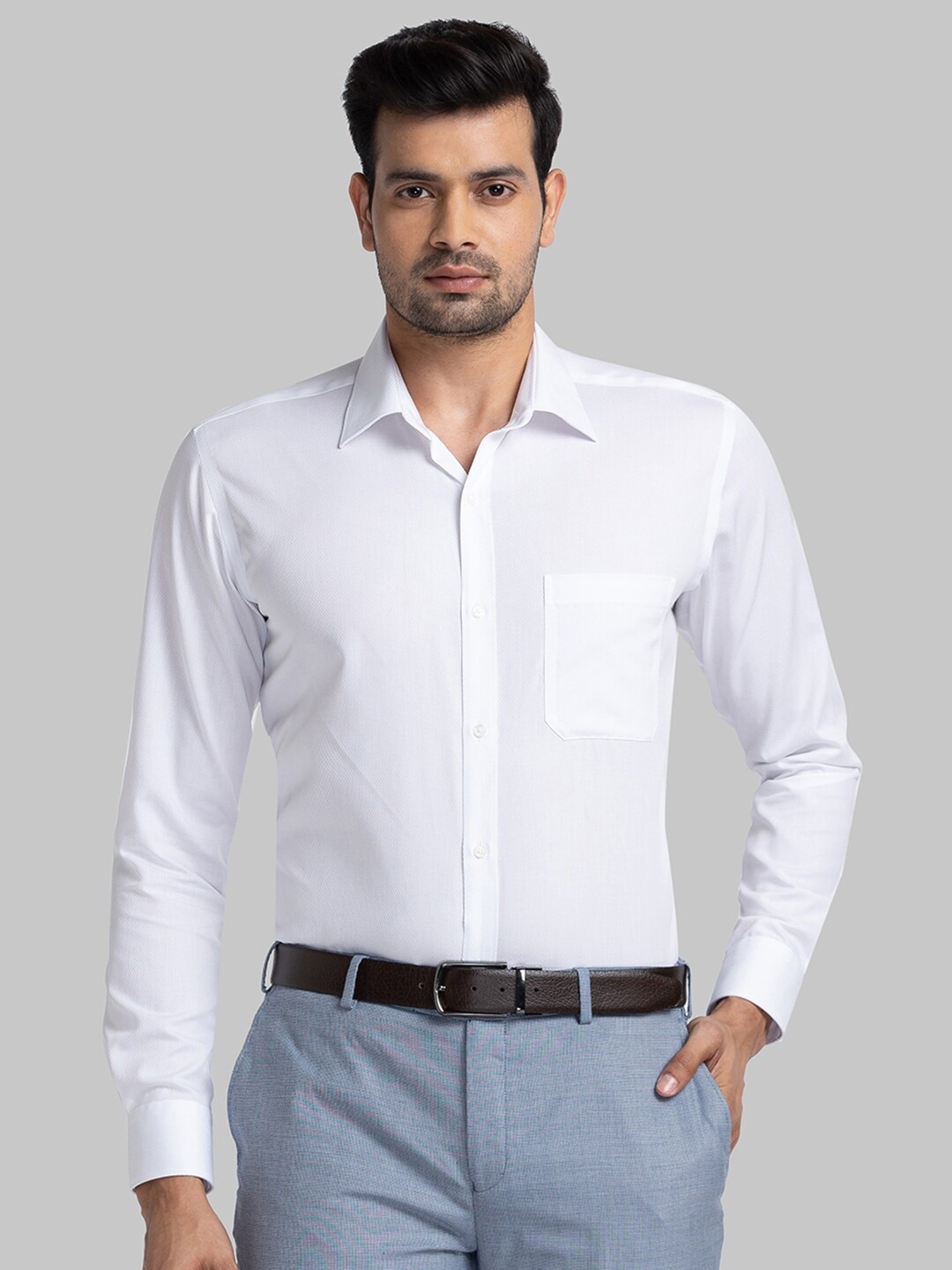 

Raymond Contemporary Fit Pure Cotton Formal Shirt, White