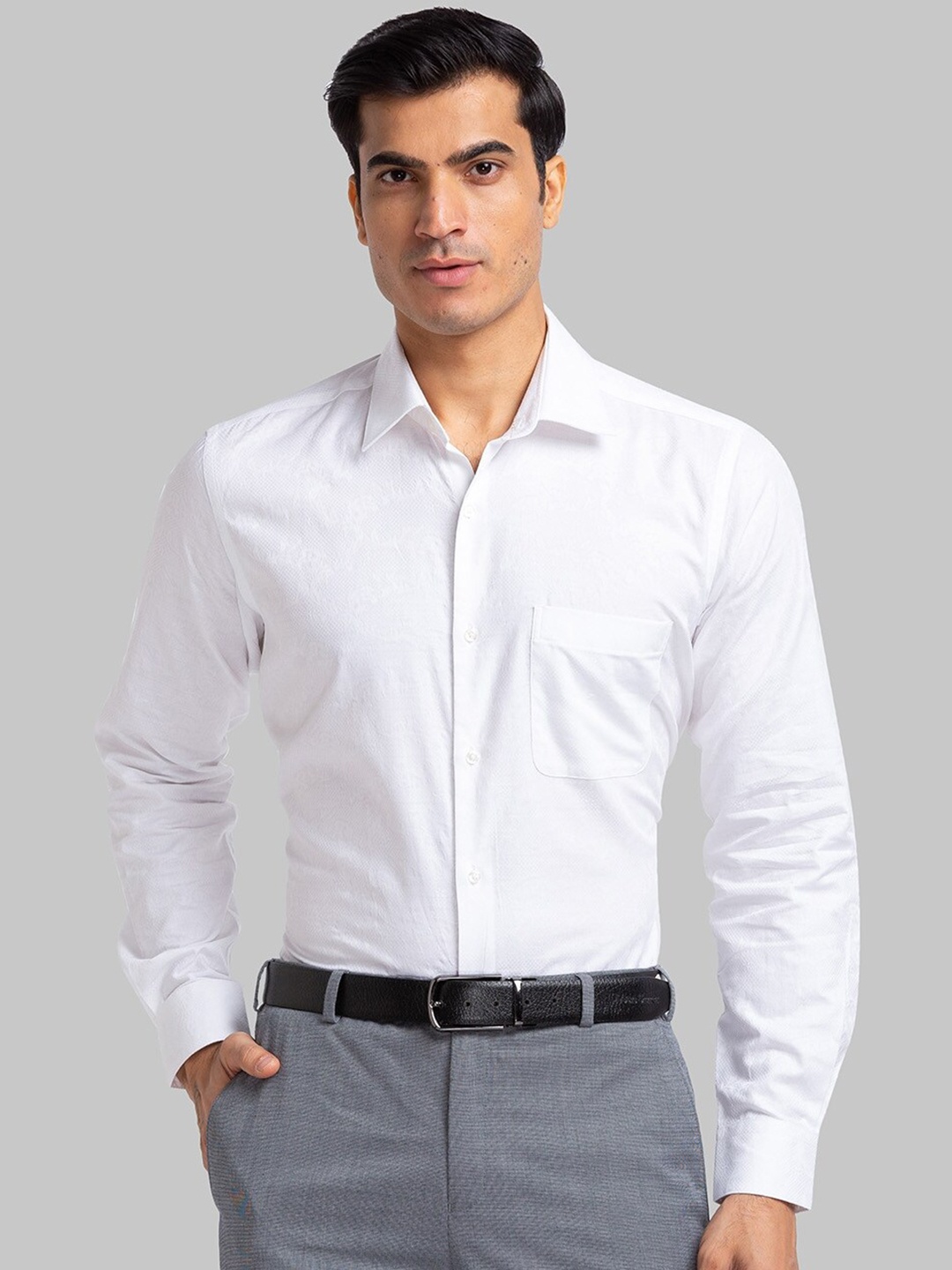 

Raymond Contemporary Fit Pure Cotton Formal Shirt, White