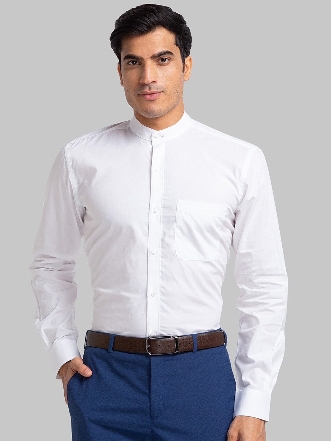 

Raymond Pure Cotton Contemporary-Fit Formal Shirt, White