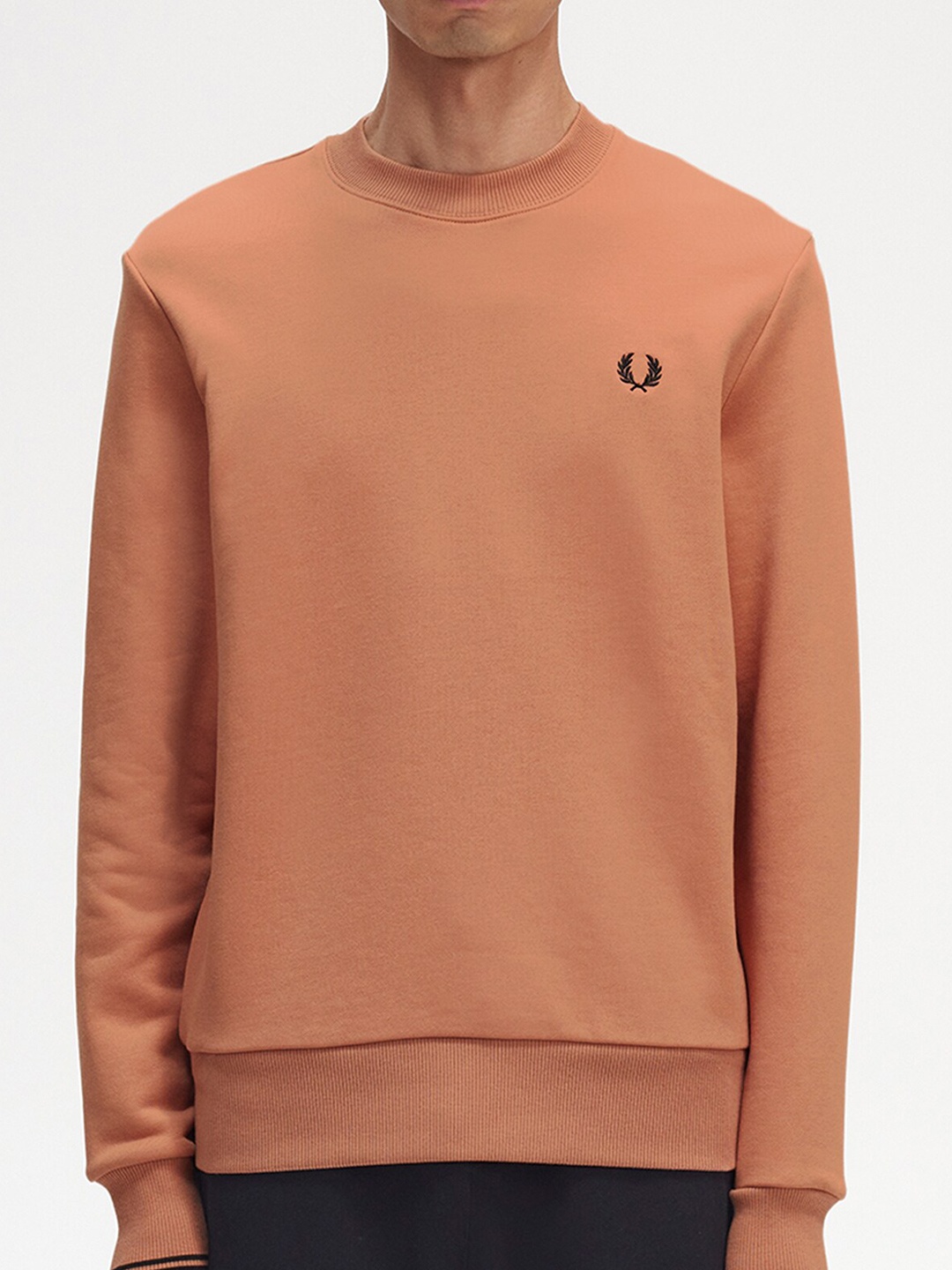 

Fred Perry Pullover Cotton Sweatshirt, Peach