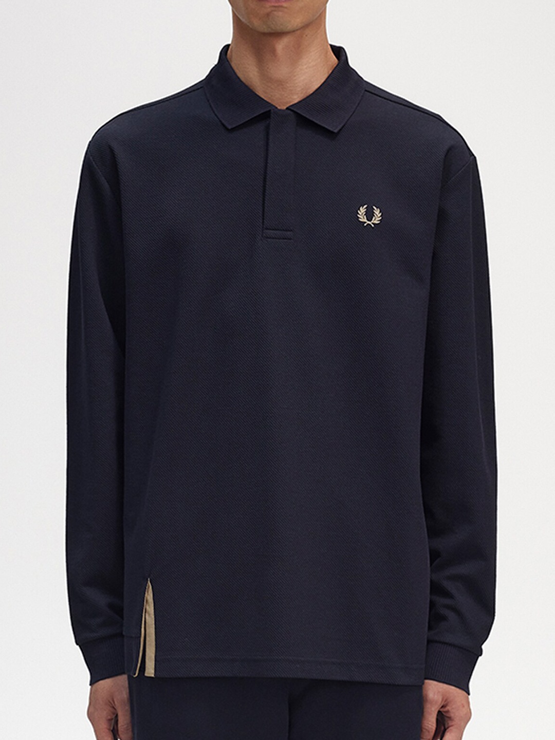 

Fred Perry Polo Collar Cotton T-shirt, Navy blue