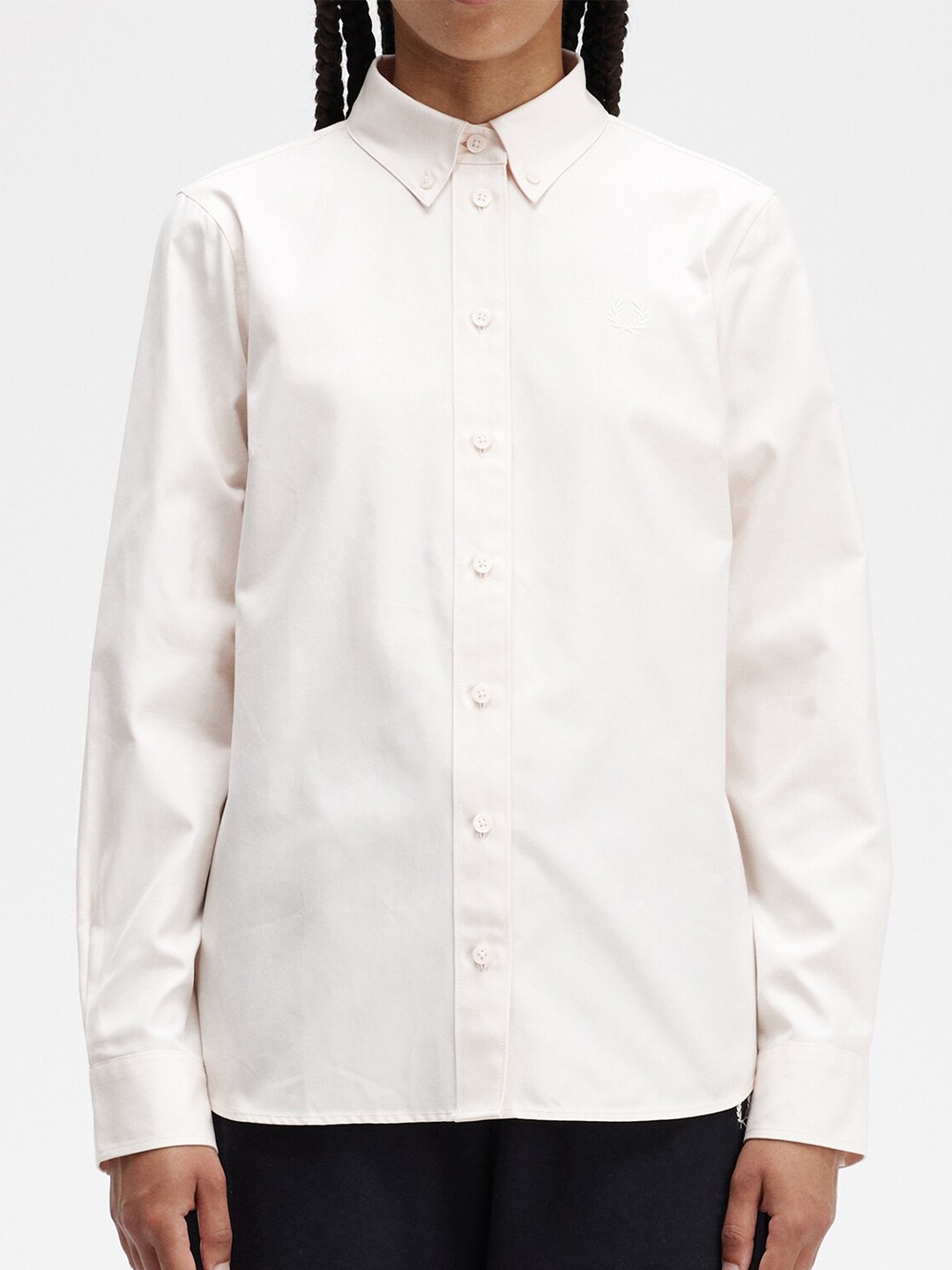 

Fred Perry Relaxed Button Down Collar Cotton Casual Shirt, Pink