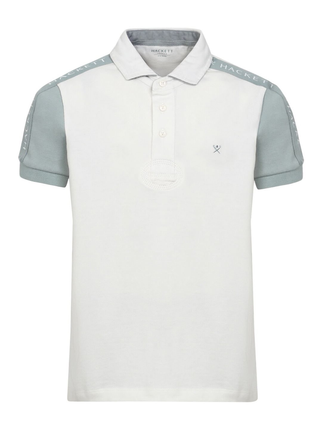 

HACKETT LONDON Boys Polo Collar Cotton T-shirt, White