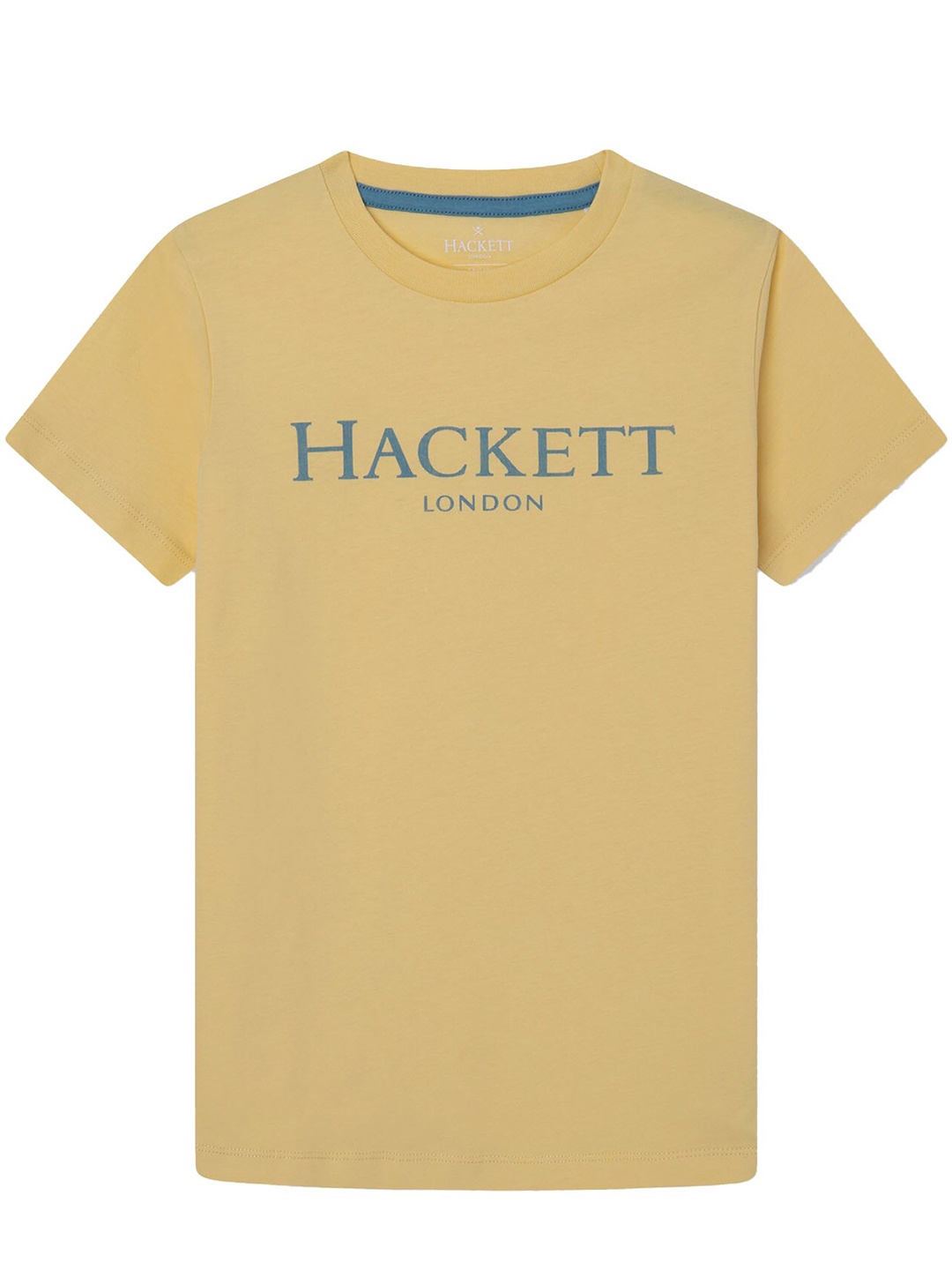 

HACKETT LONDON Boys Slim Fit Printed Cotton T-shirt, Yellow
