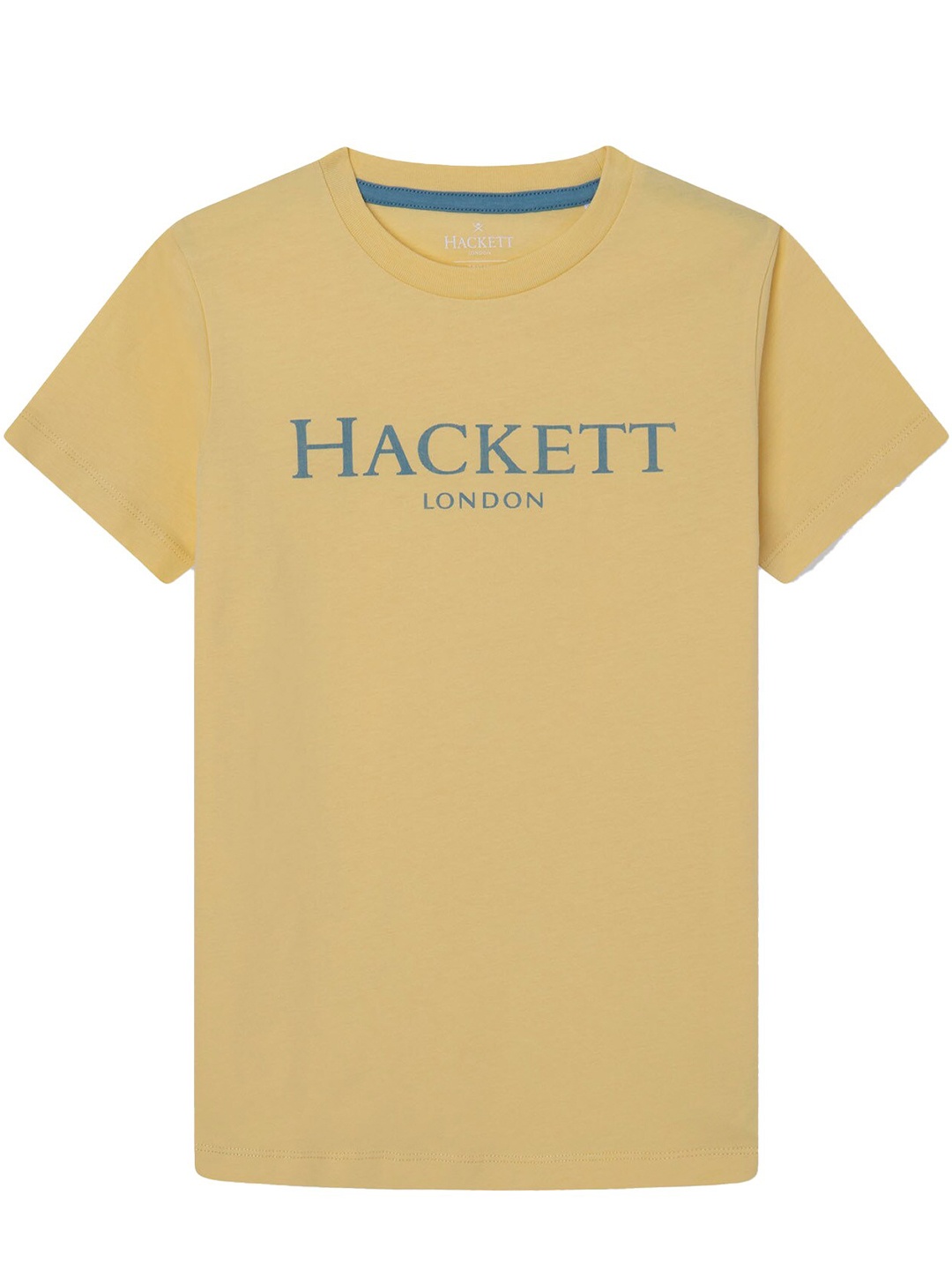 

HACKETT LONDON Boys Brand Logo Printed Cotton T-shirt, Yellow