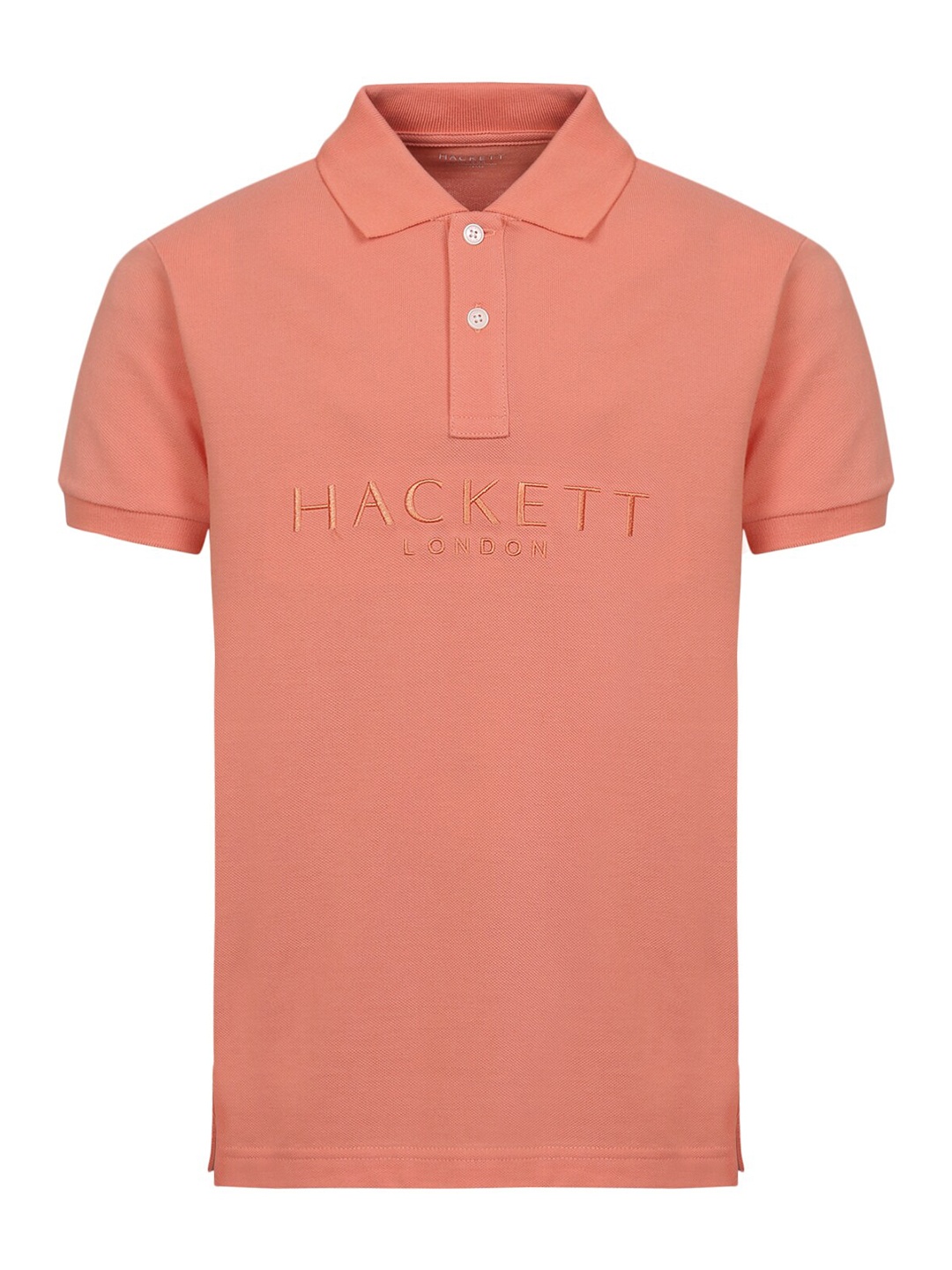 

HACKETT LONDON Boys Polo Collar Pure Cotton T-shirt, Coral