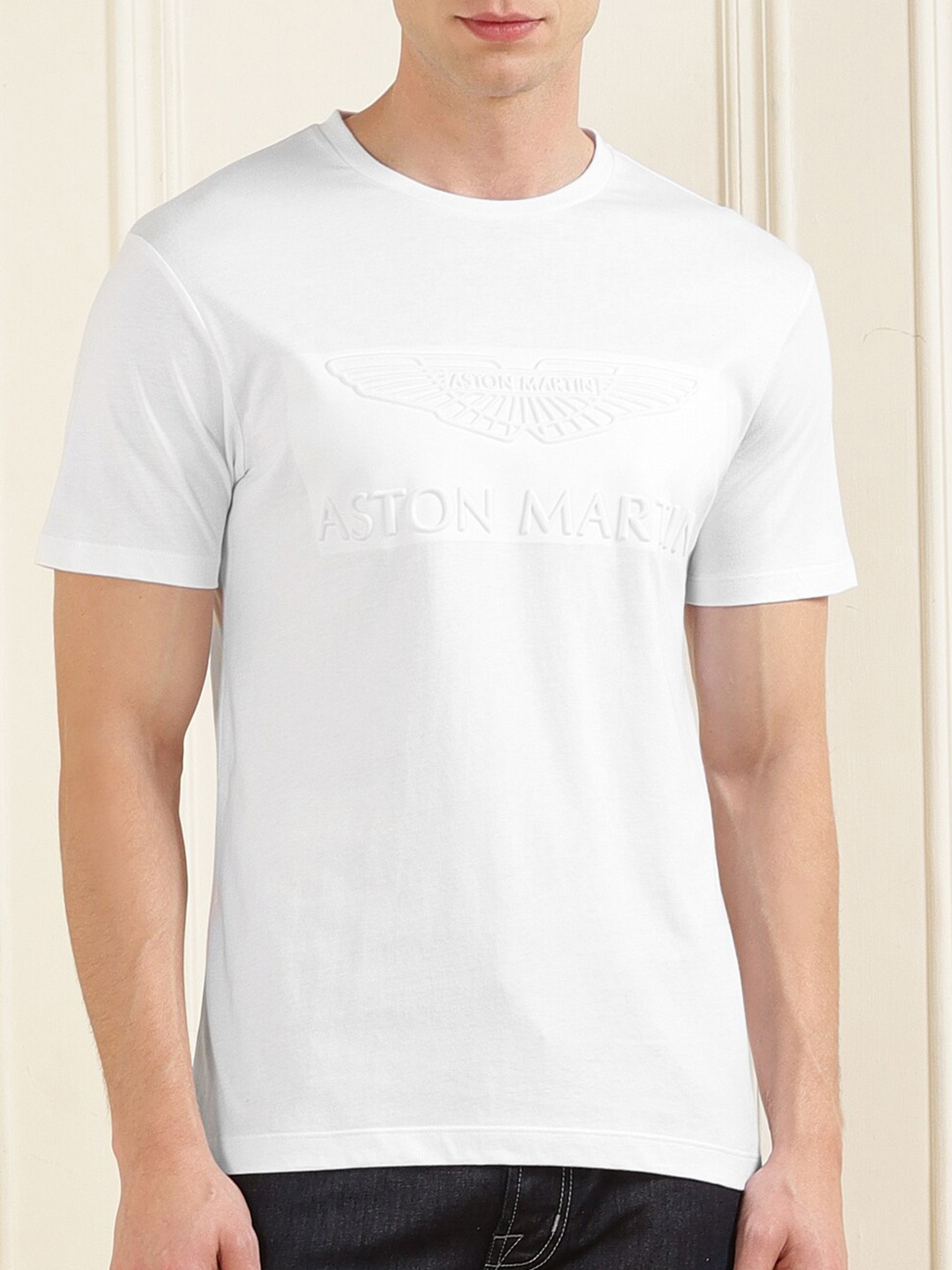 

HACKETT LONDON Typography Printed Pure Cotton T-shirt, White