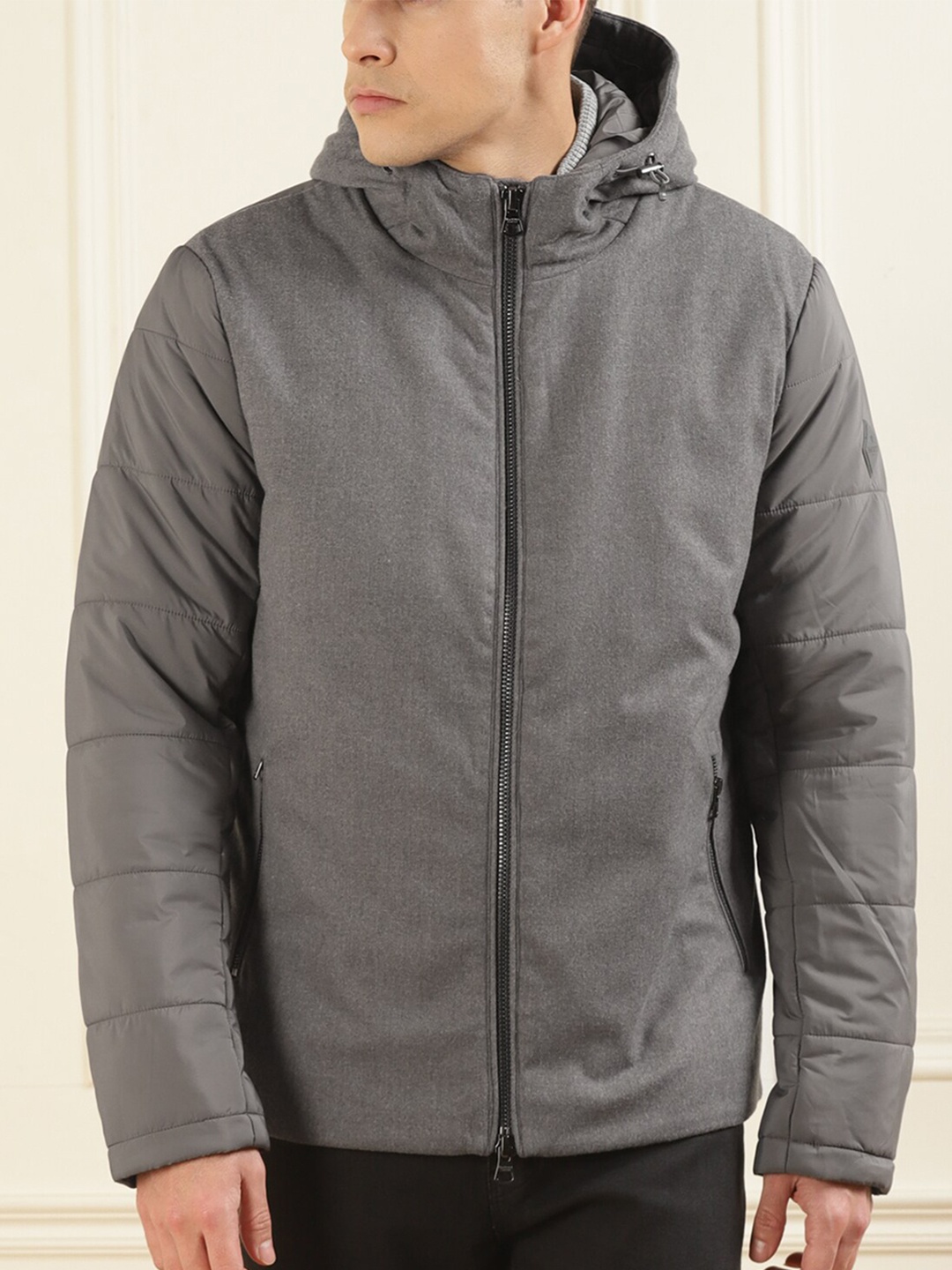 

HACKETT LONDON Hooded Padded Jacket, Grey