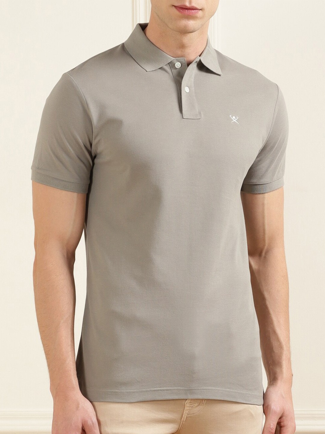 

HACKETT LONDON Polo Collar Cotton T-shirt, Brown
