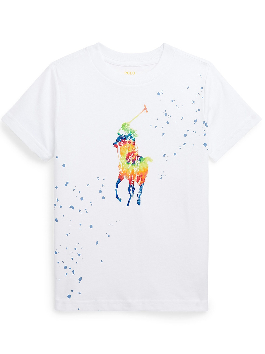 

Polo Ralph Lauren Boys Graphic Printed Pure Cotton T-Shirt, White