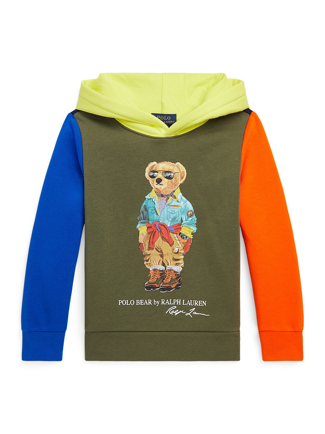

Polo Ralph Lauren Boys Colourblocked Pure Cotton Sweatshirt, Navy blue