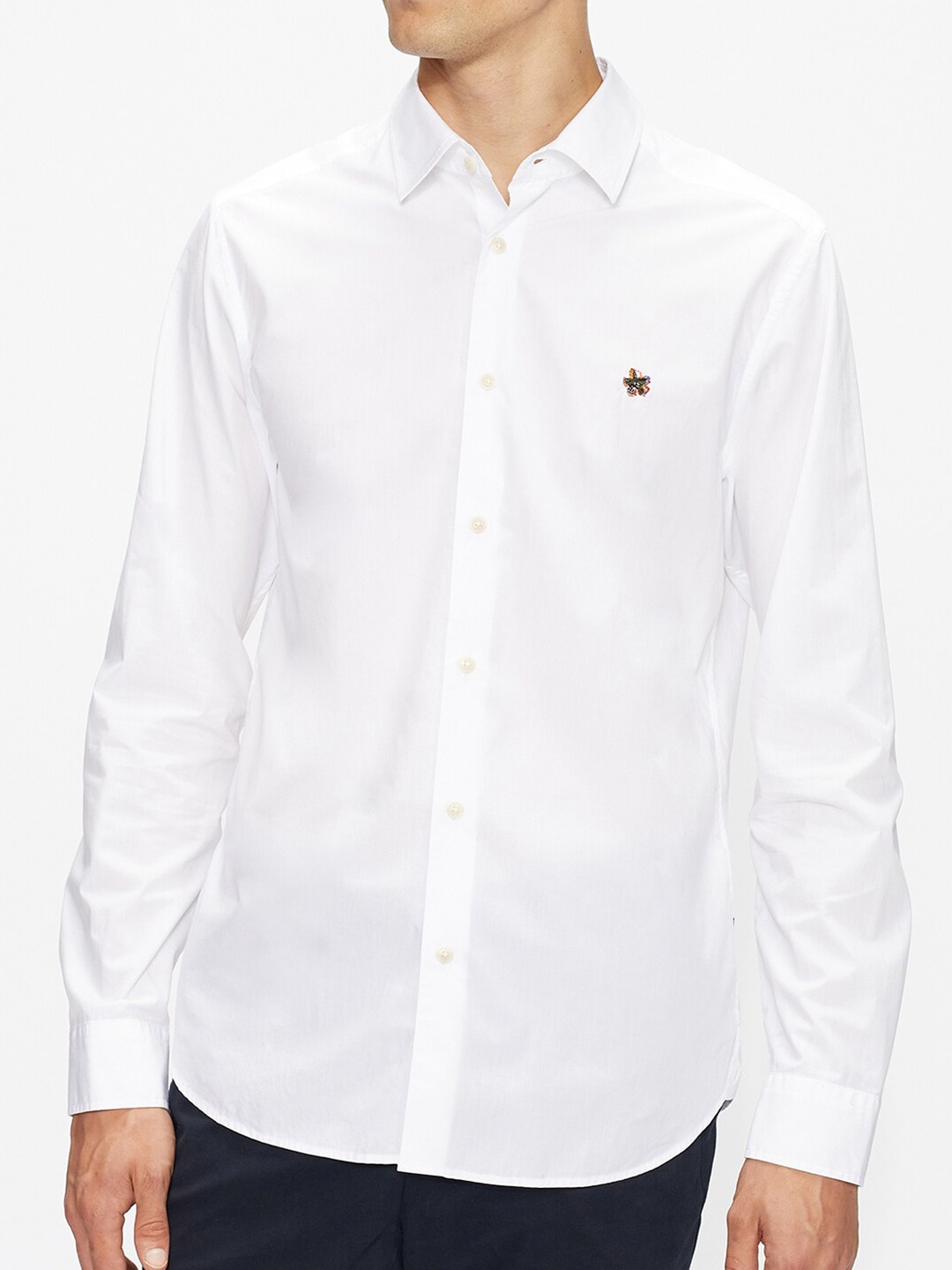 

Ted Baker Solid Pure Cotton Formal Shirt, White