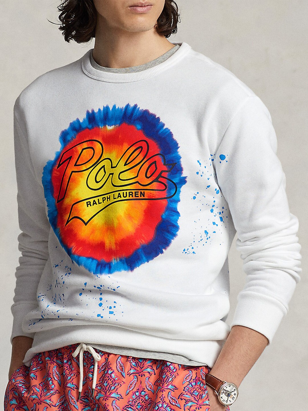 

Polo Ralph Lauren Abstract Printed Sweatshirt, White