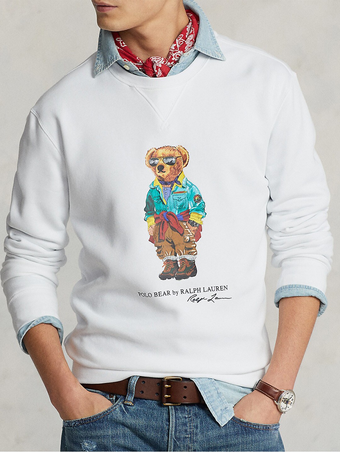 

Polo Ralph Lauren Graphic Printed Sweatshirt, White