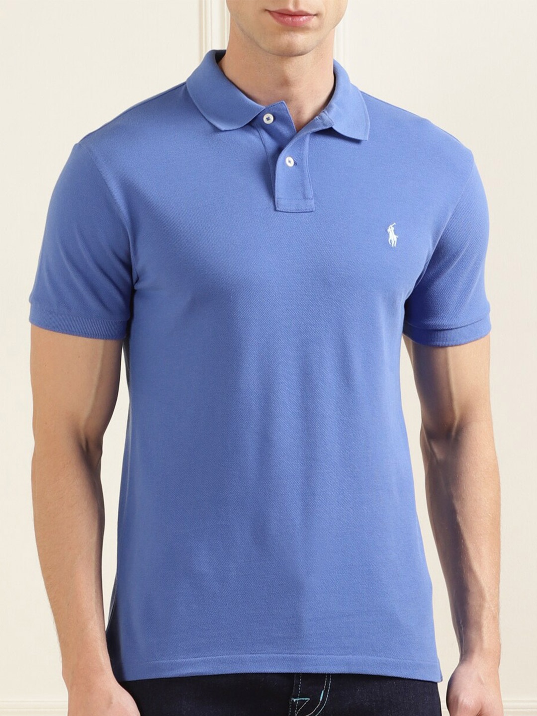 

Polo Ralph Lauren Polo Collar Pure Cotton T-Shirt, Blue