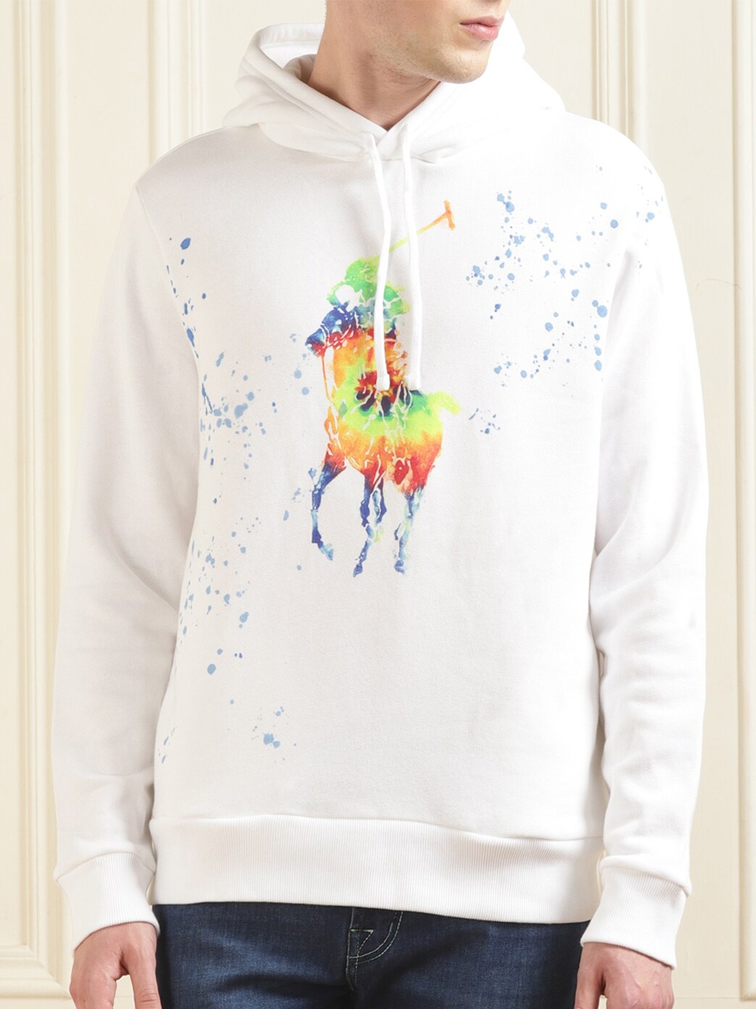 

Polo Ralph Lauren Brand Logo Printed Sweatshirt, White