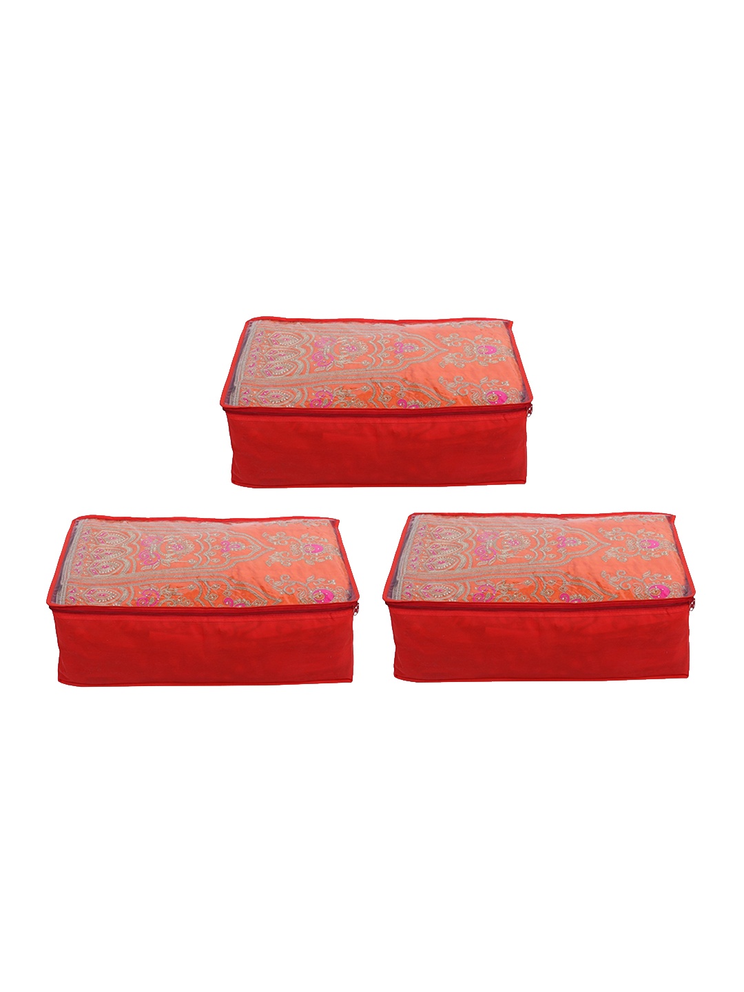 

Home Fresh Red 3 Pieces Multi-Utility Organisers