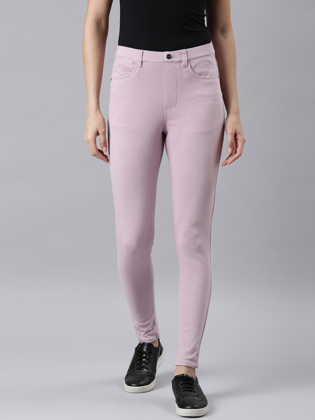 

Go Colors Women Slim Fit Jeggings, Lavender