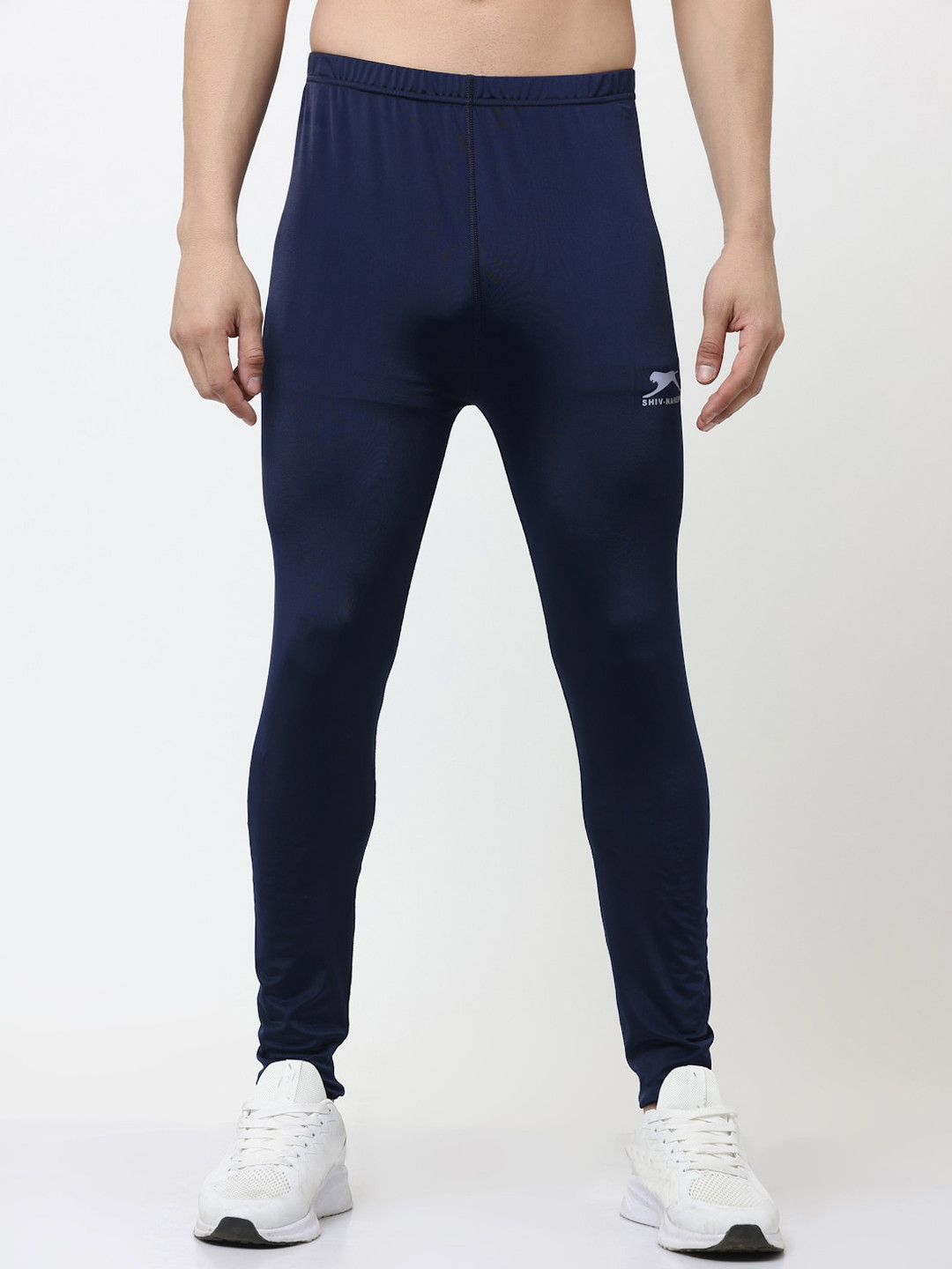 

Shiv Naresh Men Slim-Fit Mid-Rise Rapid-Dry Track Pant, Navy blue