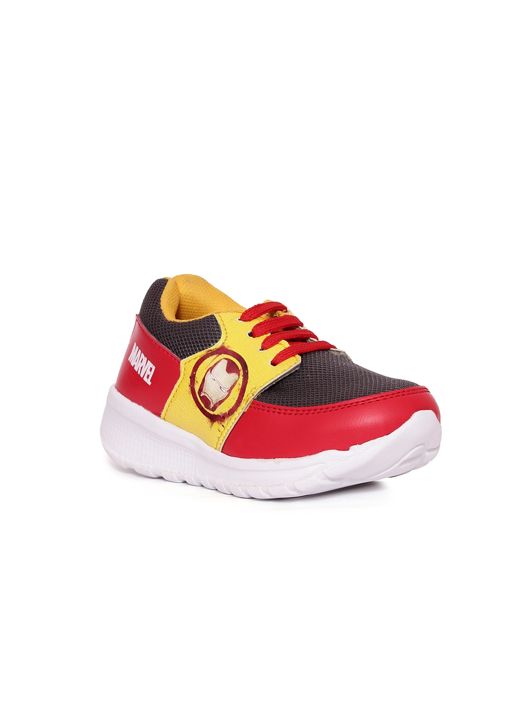 

toothless Boys Marvel Avengers Iron Man Printed Running Shoes, Red