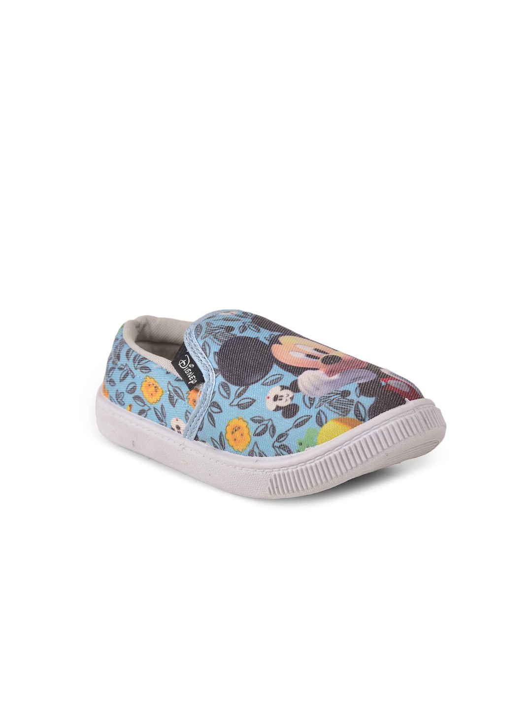 

toothless Boys Mickey Mouse Printed Slip-On Sneakers, Blue