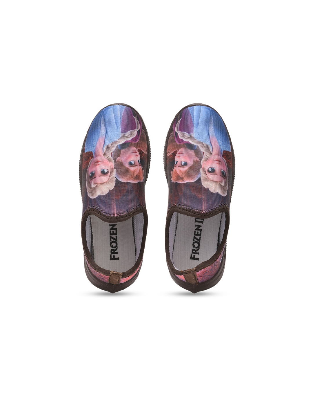 

toothless Girls Frozen Printed Comfort Insole Canvas Slip-On Sneakers, Maroon