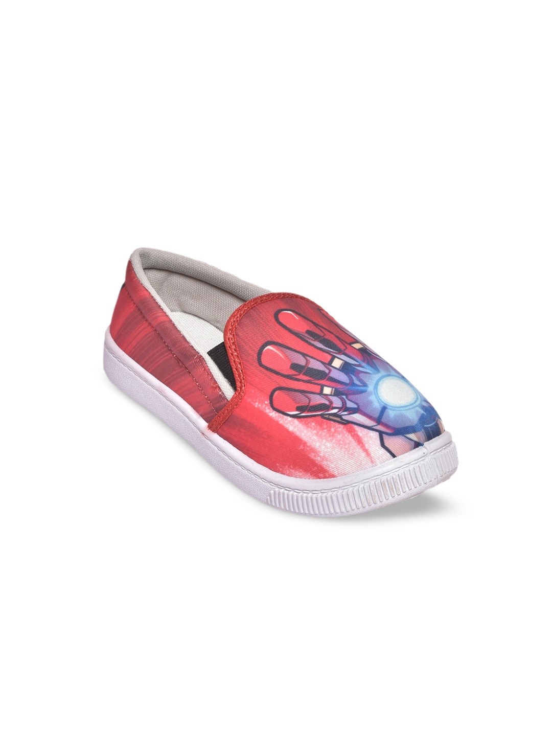 

toothless Boys Marvel Avengers Printed Slip-On Sneakers, Red
