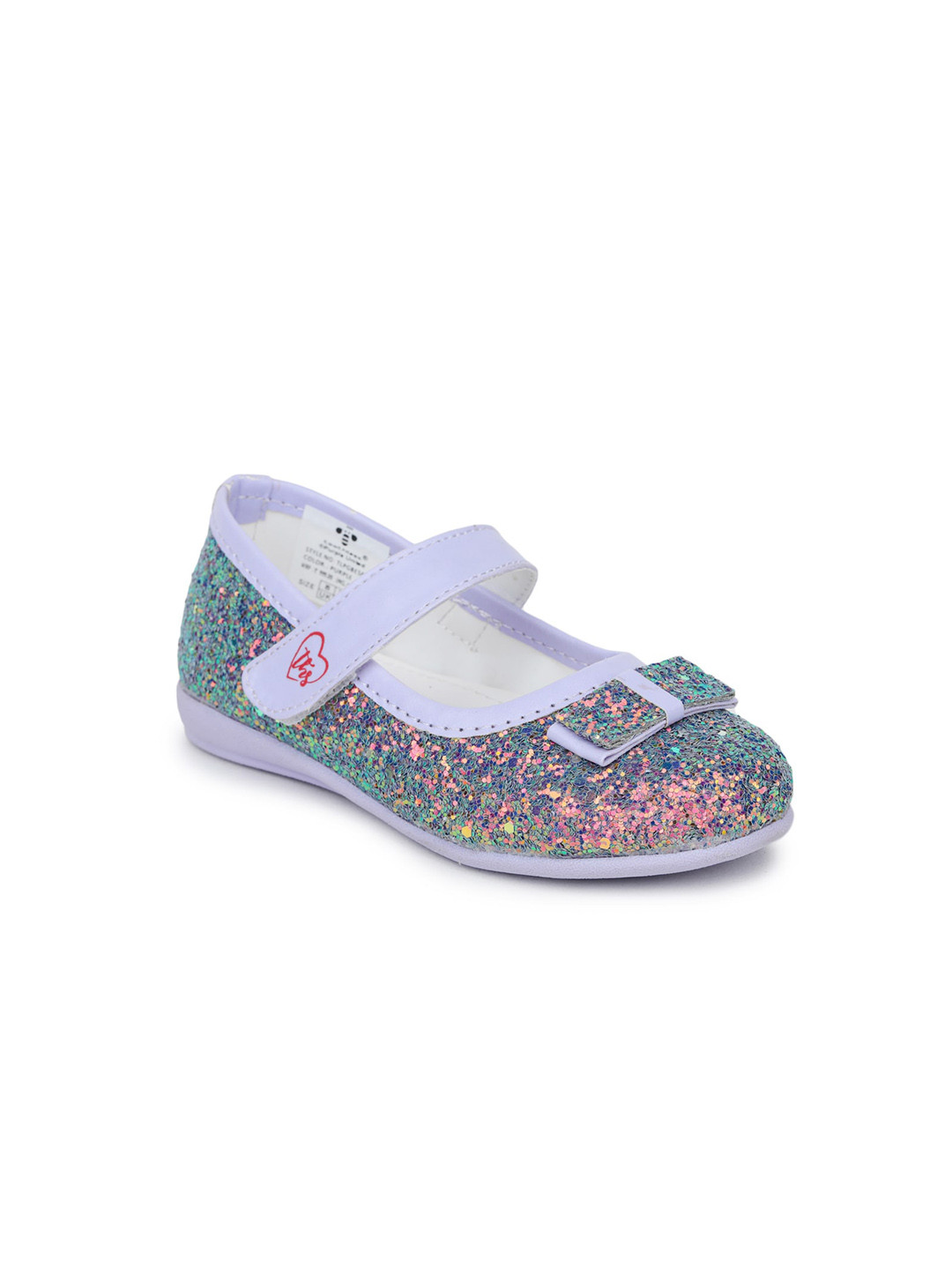 

toothless Girls Embellished Ballerinas, Lavender