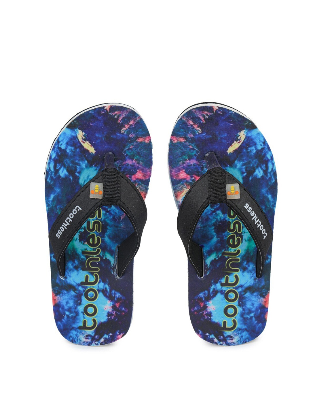 

toothless Boys Printed Rubber Thong Flip-Flops, Blue