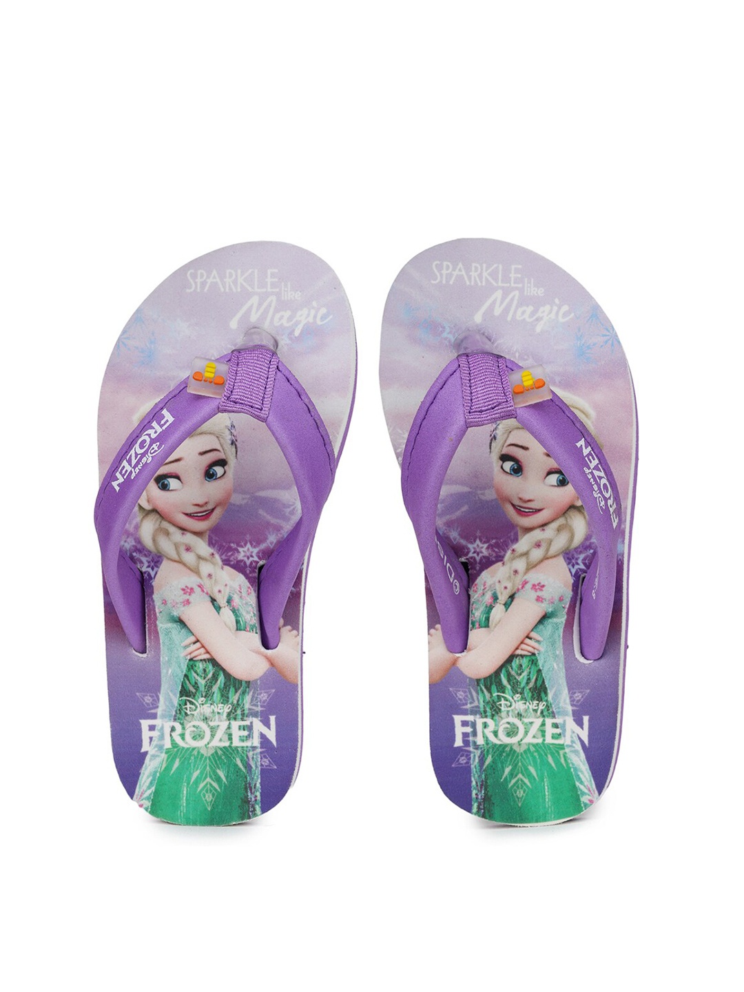 

toothless Girls Disney Frozen Printed Thong Flip-Flops, Purple