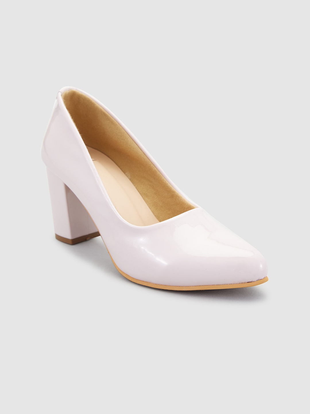

Sole To Soul Pointed Toe Block Pumps, Pink