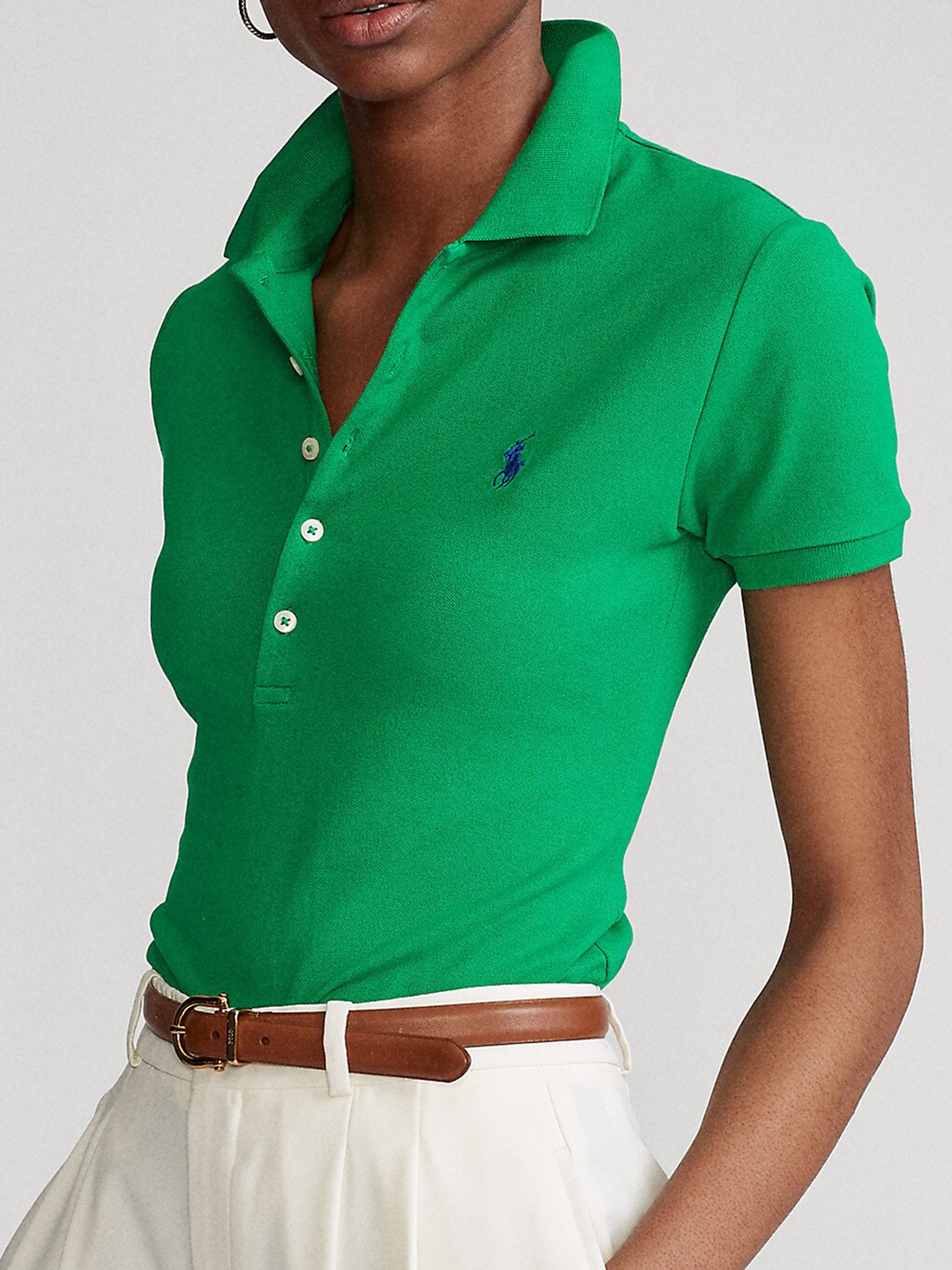 

Polo Ralph Lauren Polo Collar Cotton T-Shirt, Green