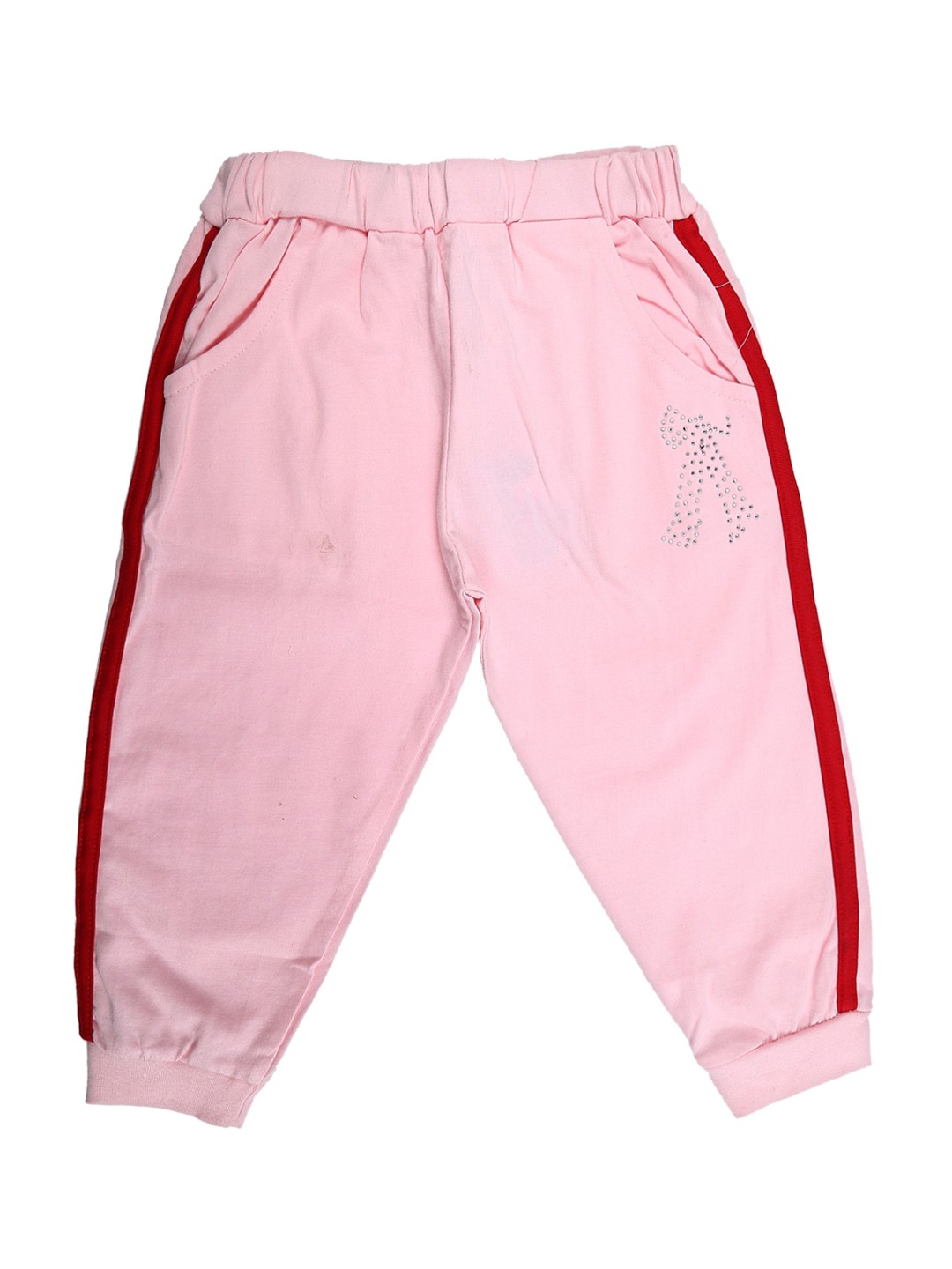 

V-Mart Girls Regular Fit Mid-Rise Cotton Shorts, Pink