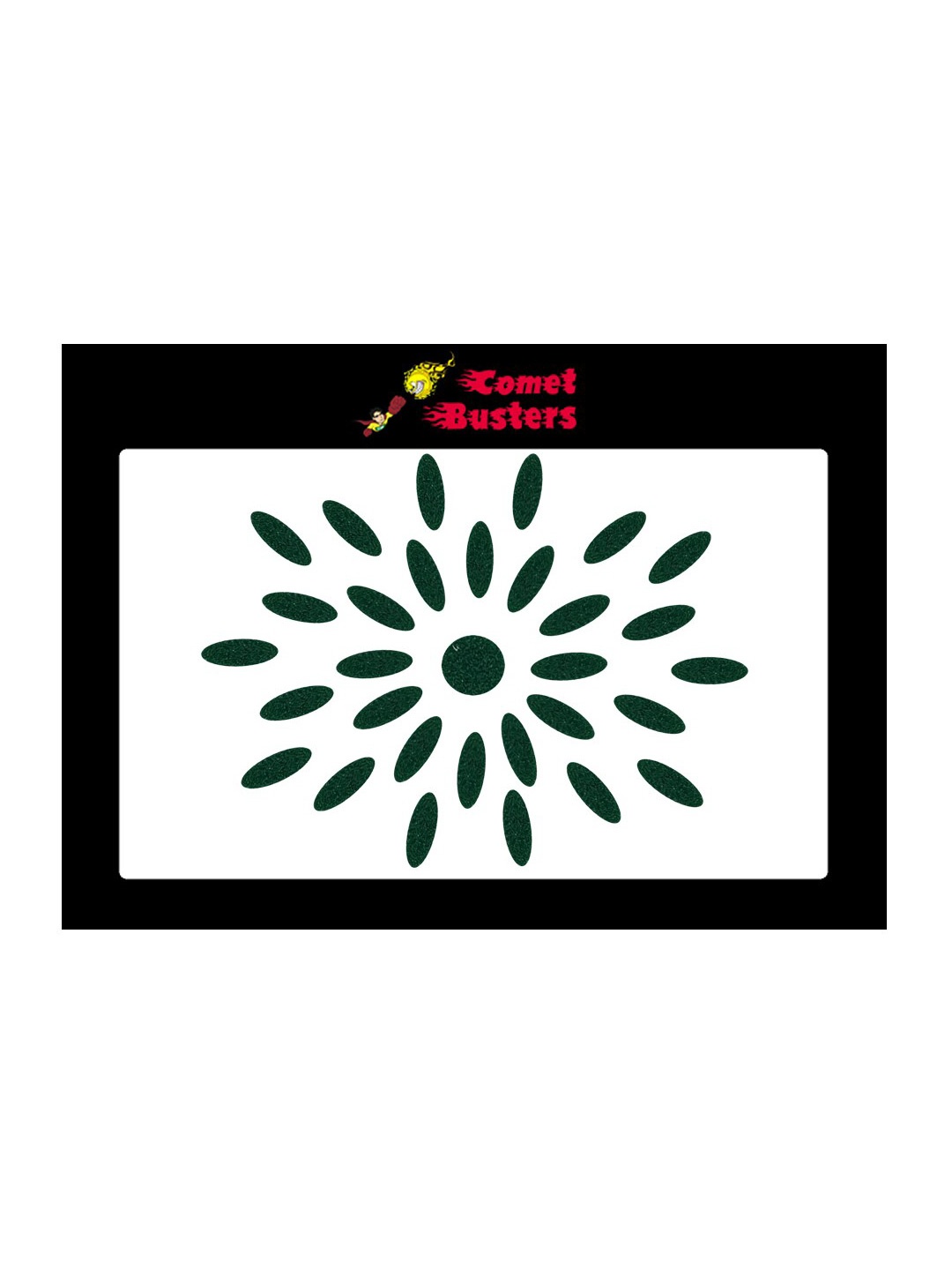 

Comet Busters 31 Pcs Handcrafted Traditional Designer Bindis - Green