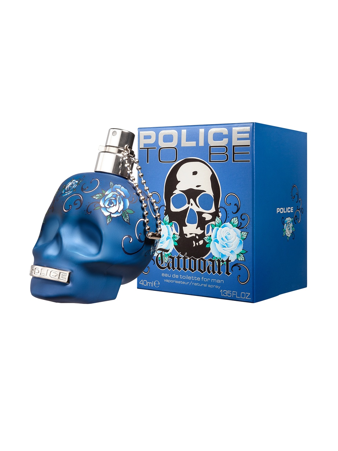 

Police Men To Be Tattoo Art Eau De Toilette Natural Spray - 40ml, Blue