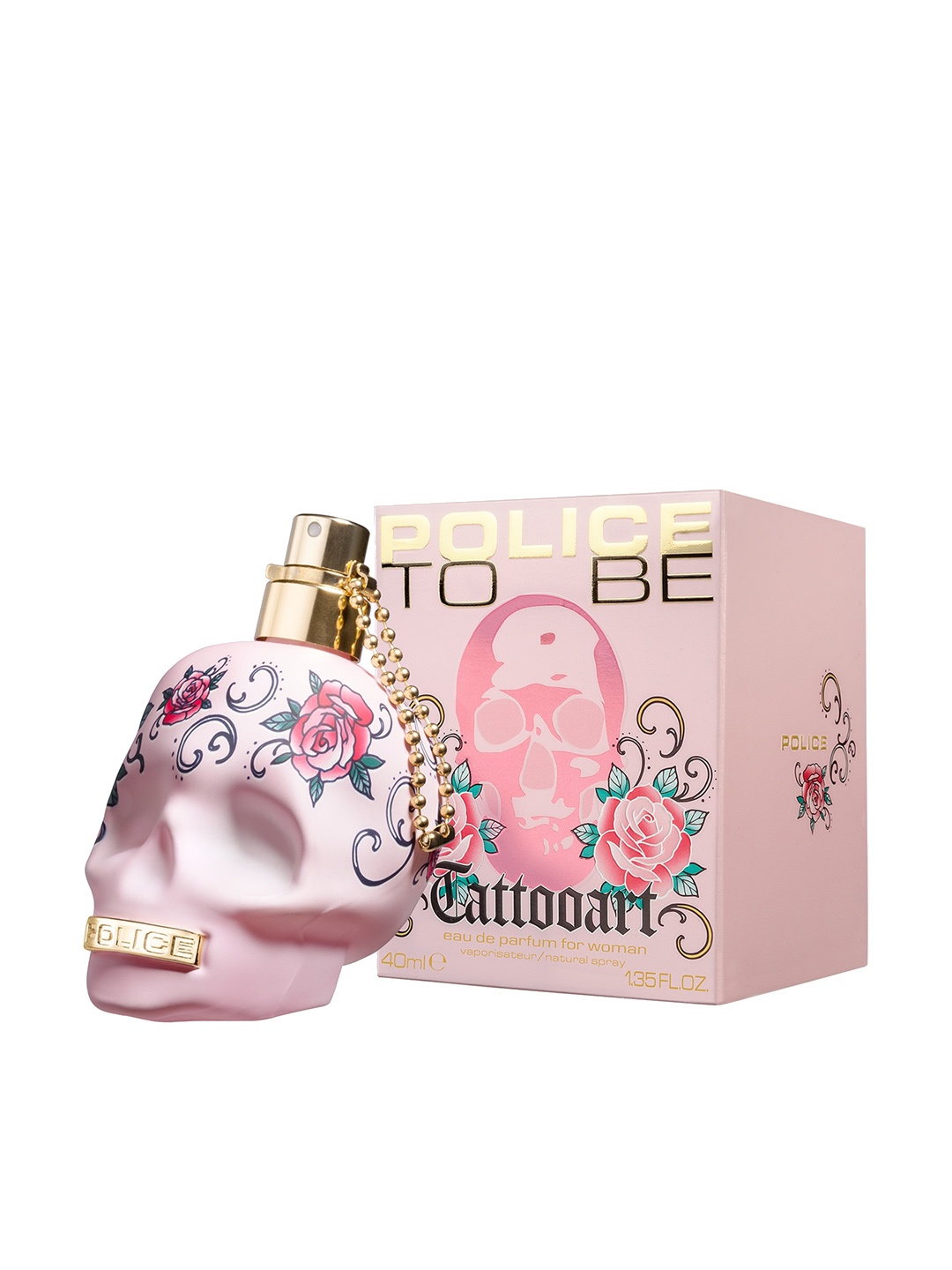 

Police Women To be Tattoo Art Eau De Parfum Natural Spray - 40ml, Pink