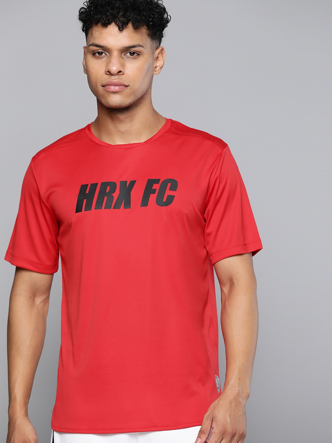 

HRX by Hrithik Roshan Men Typography Printed Rapid-Dry Sports T-shirt, Red