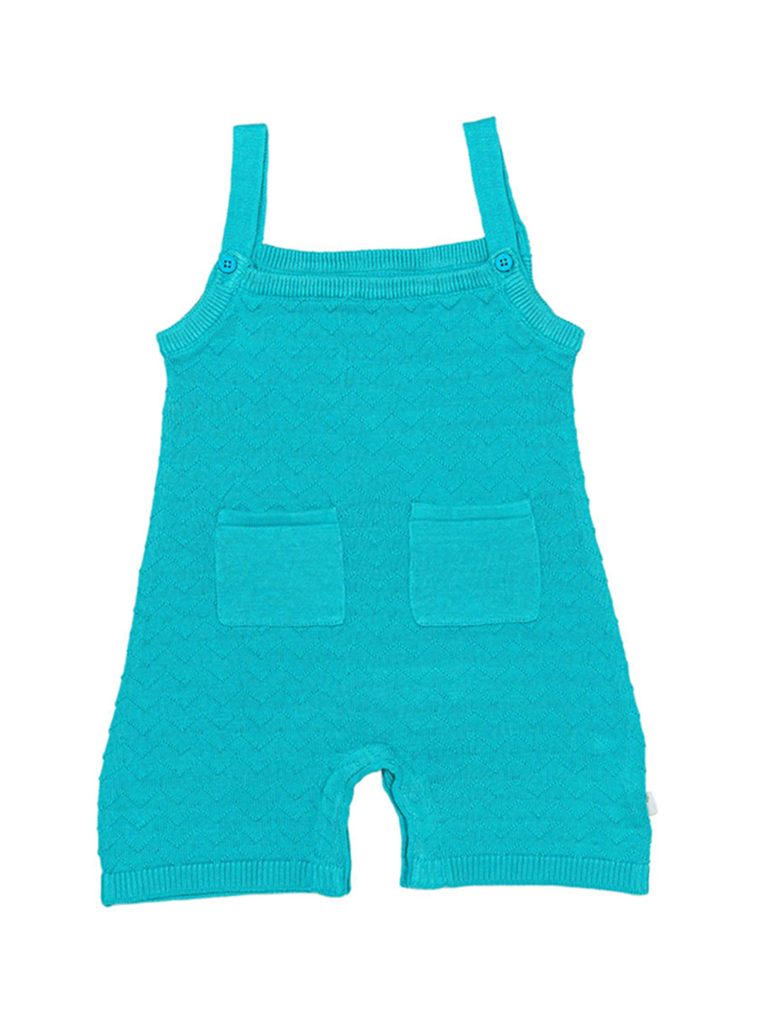

H By Hamleys Infants Stretchable Cotton Dungaree, Green