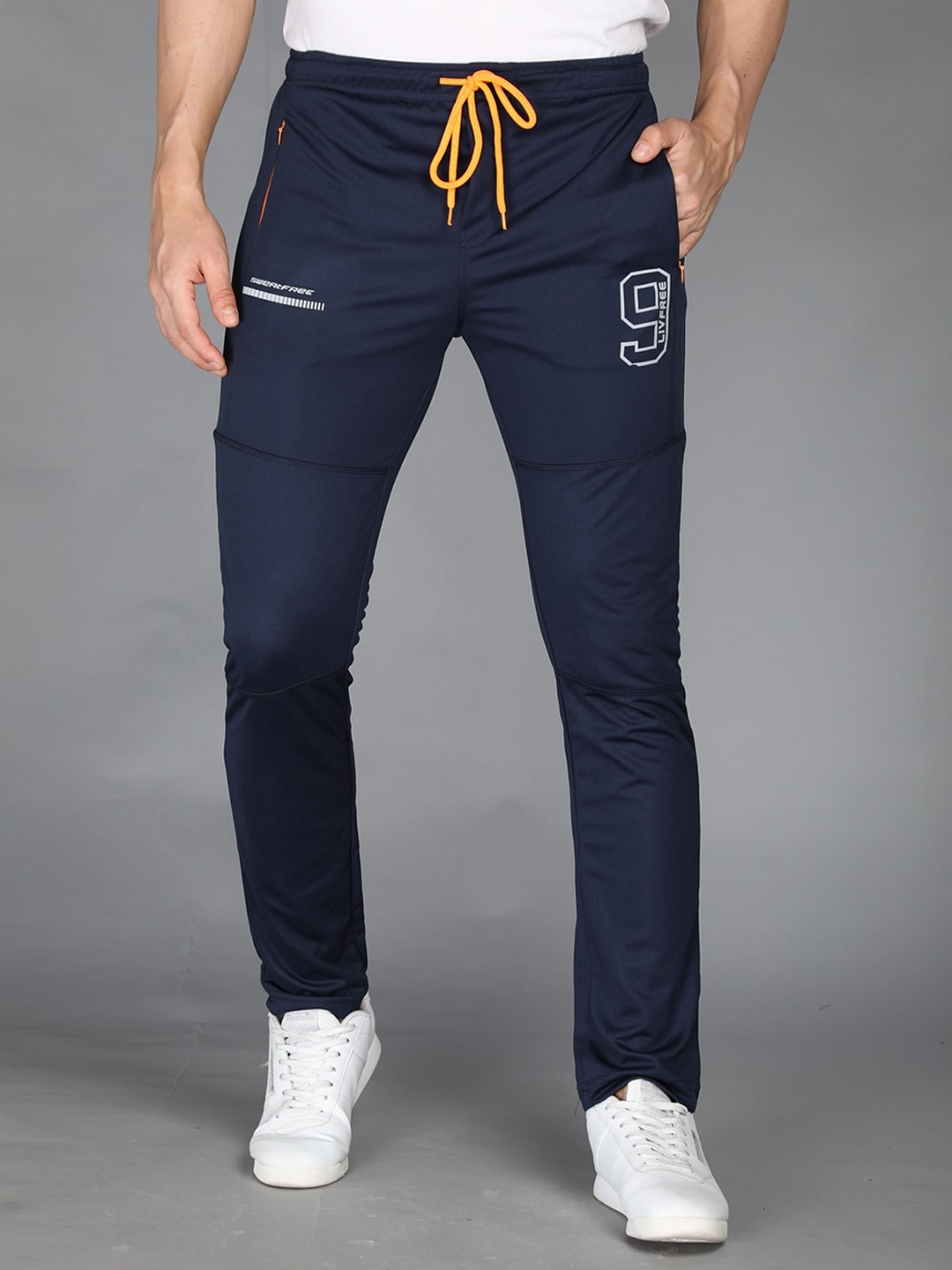 

NEVA Men Regular Fit Breathable Track Pants, Navy blue