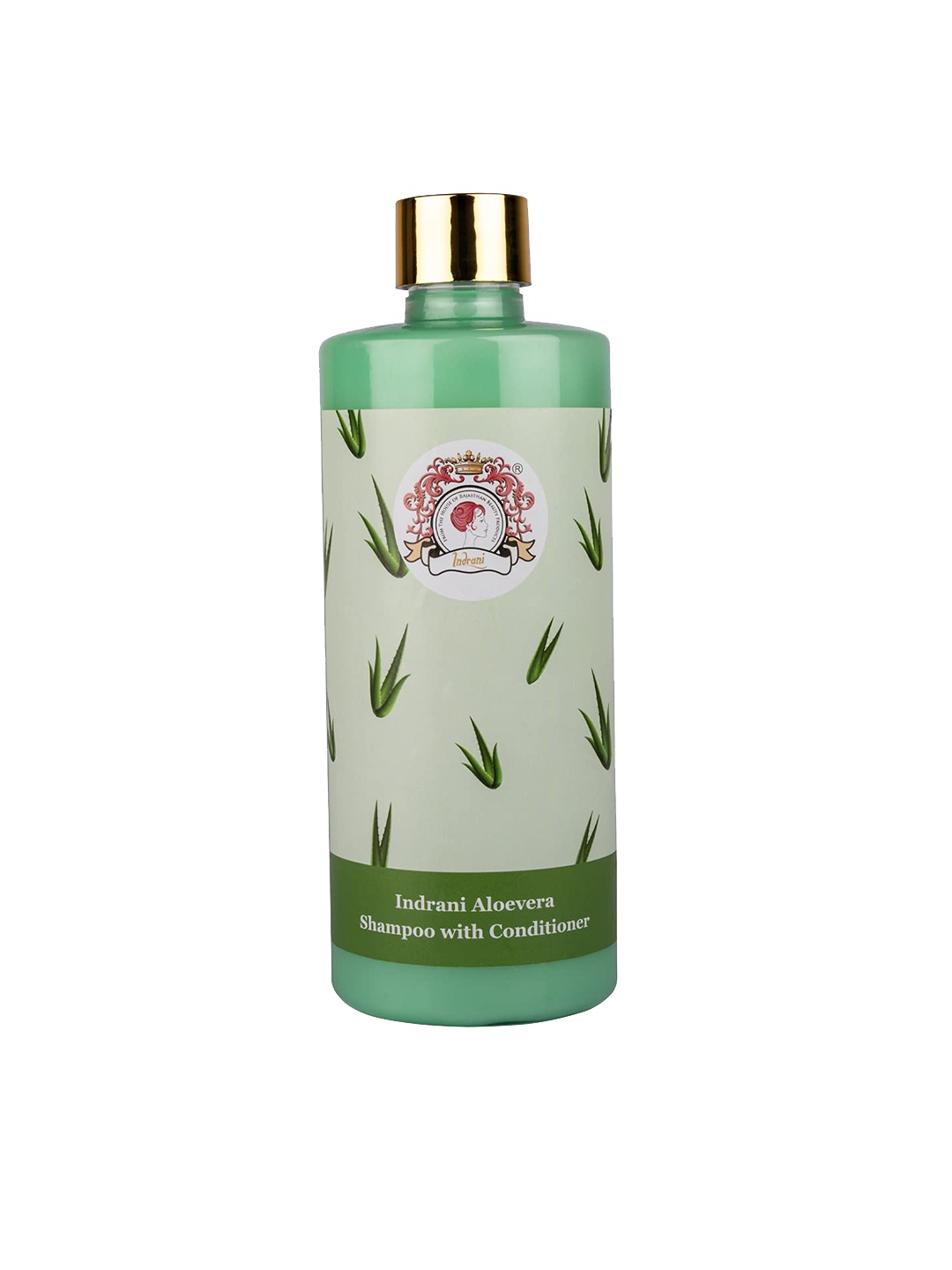 

Indrani Cosmetics Aloevera Shampoo with Conditioner - 500 ml, Green