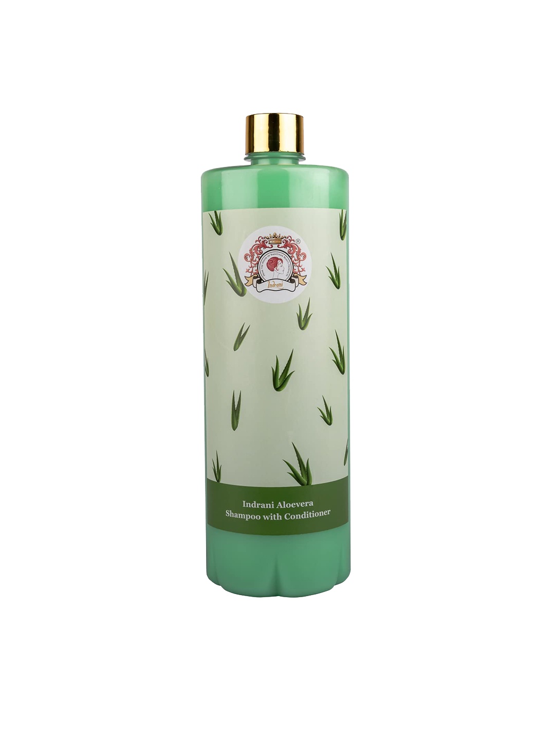 

Indrani Cosmetics Aloevera Shampoo with Conditioner - 1 Litre, Green