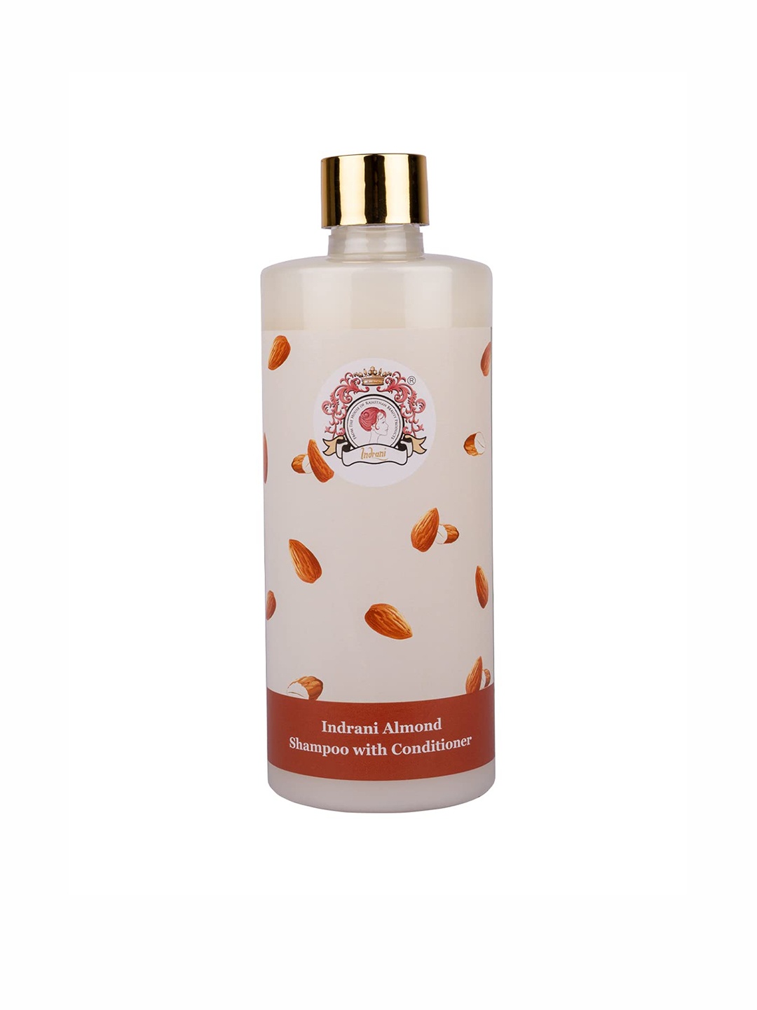 

Indrani Cosmetics Almond Shampoo with Conditioner - 500 ml, Cream