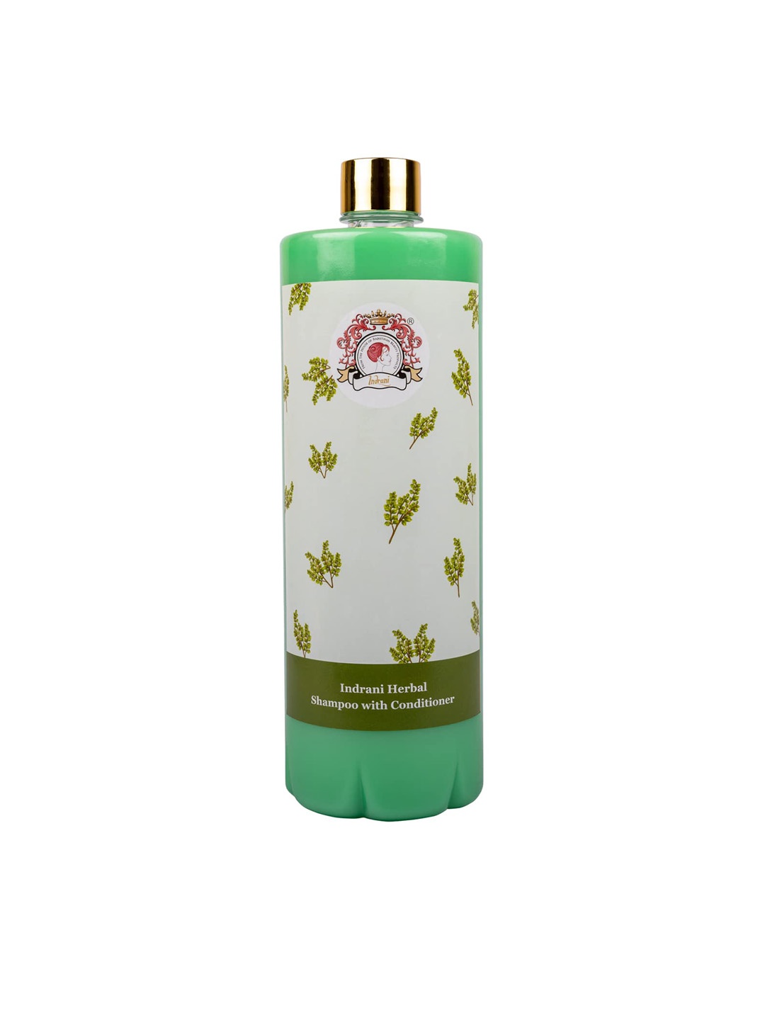 

Indrani Cosmetics Herbal Shampoo with Conditioner - 1 Litres, Green