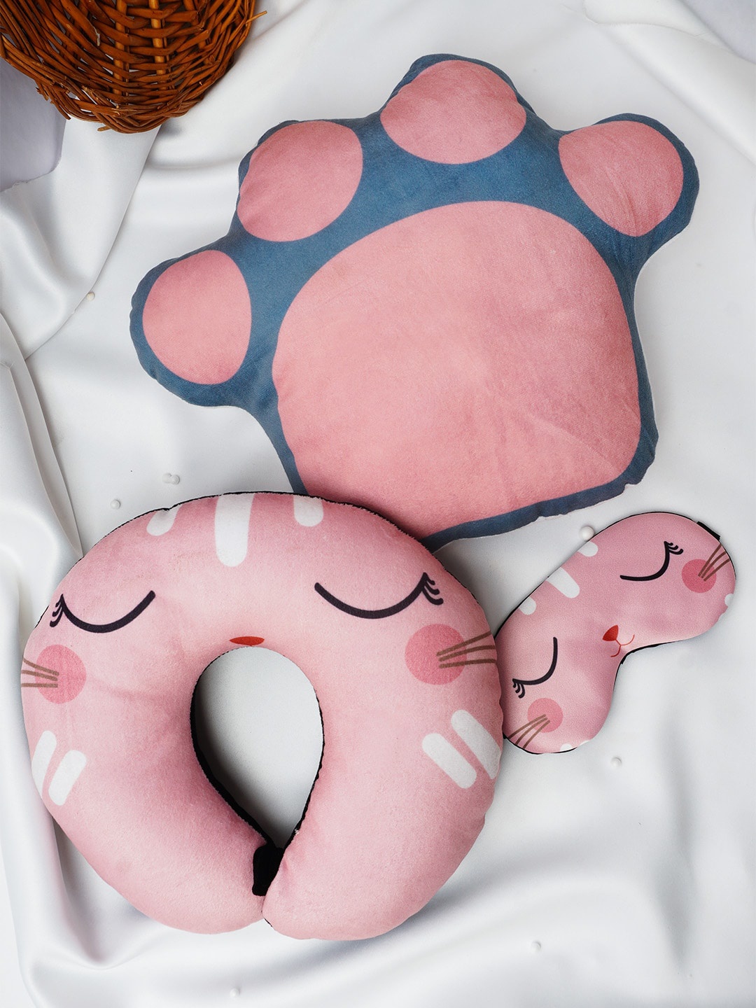 

Crazy Corner Kids Set Of 3 Travel Accessories, Pink