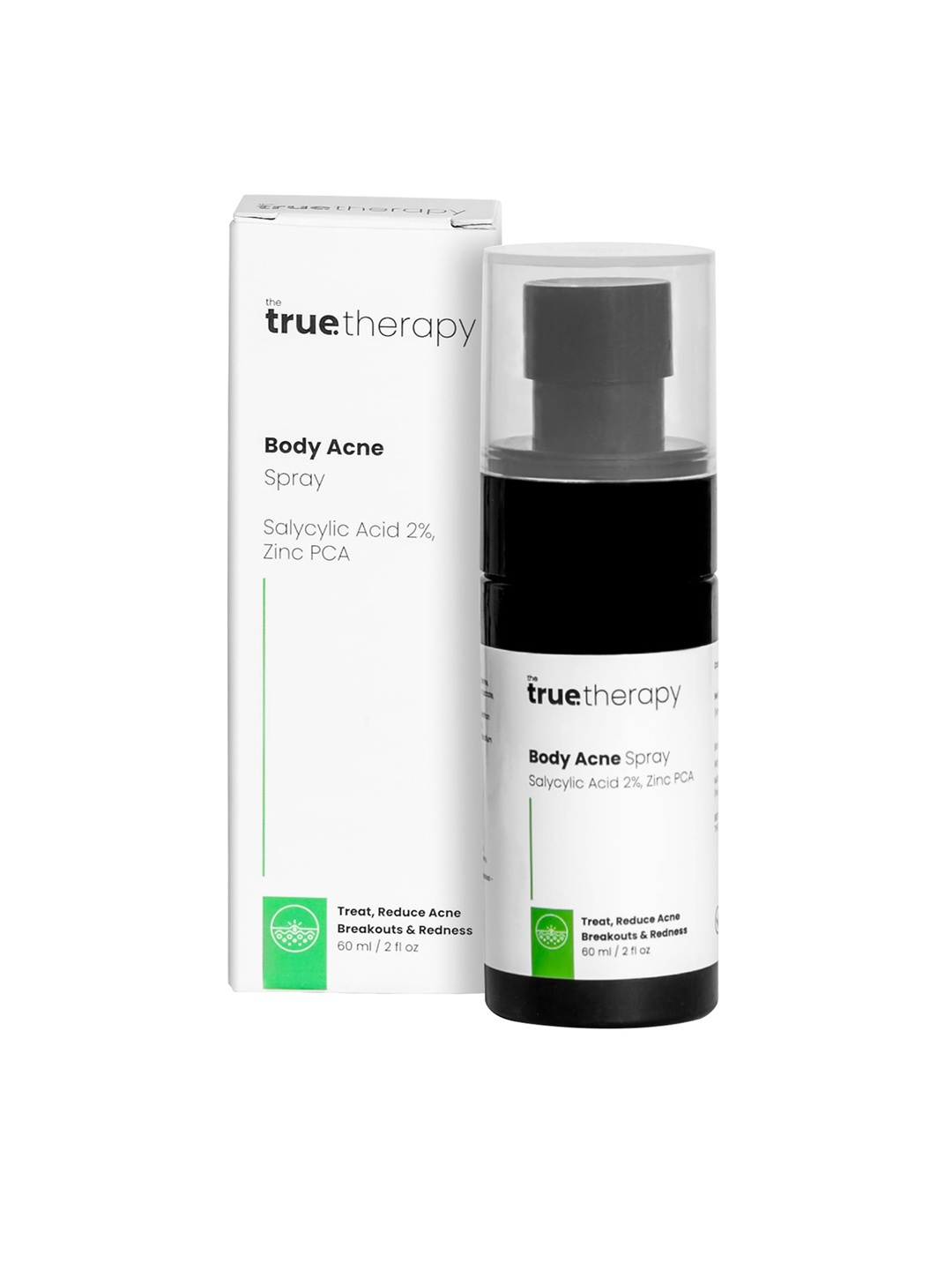 

The True Therapy Salicylic Acid 2% Zinc PCA Body Acne Spray - 60 ml, White