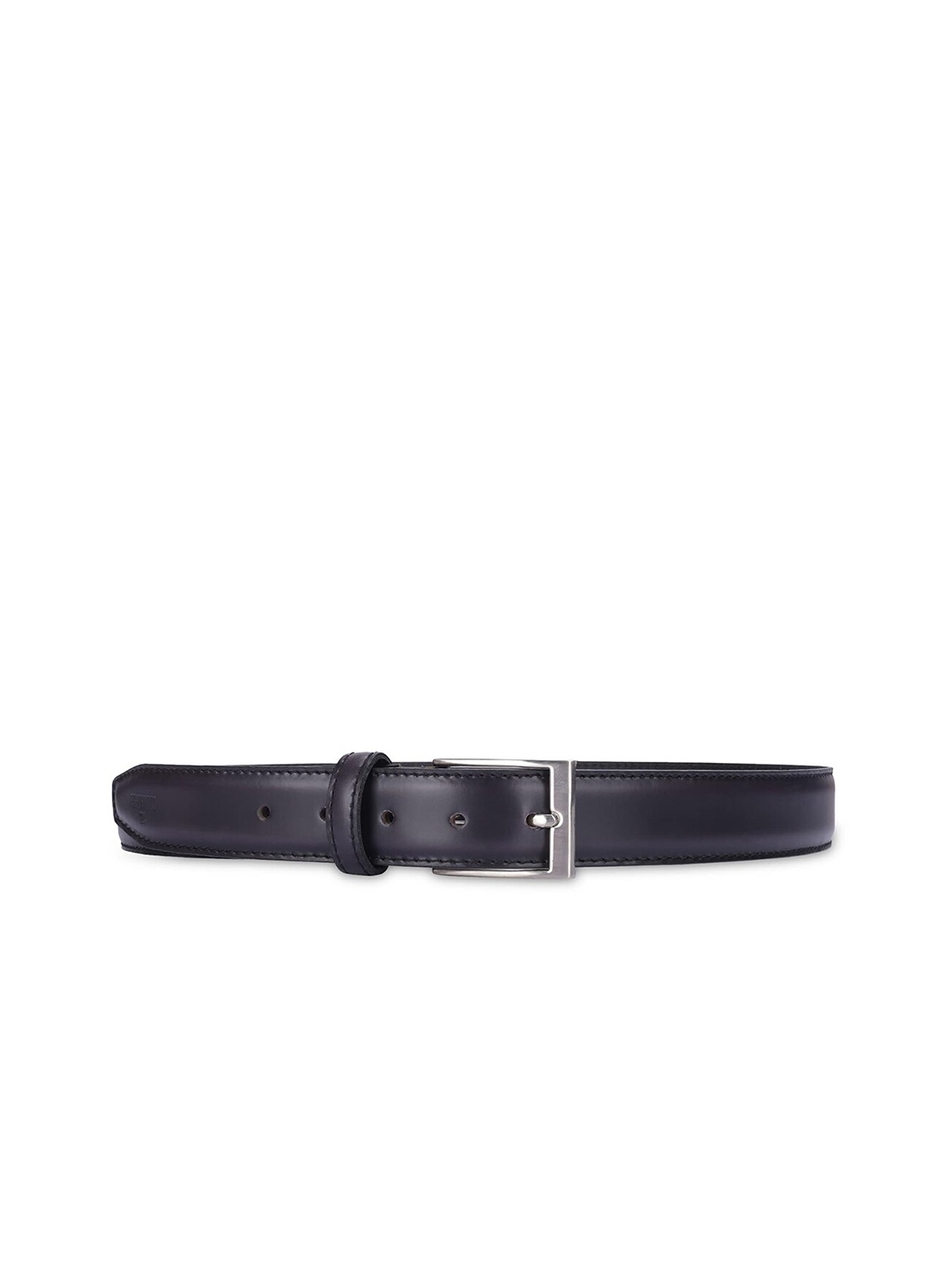 

THE CLOWNFISH Men Slim Leather Belt, Black