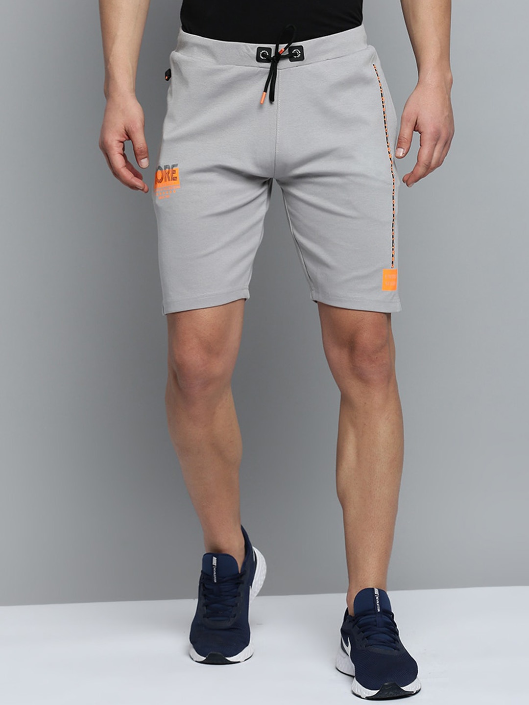 

SHOWOFF Men Regular Fit Sports Shorts, Grey