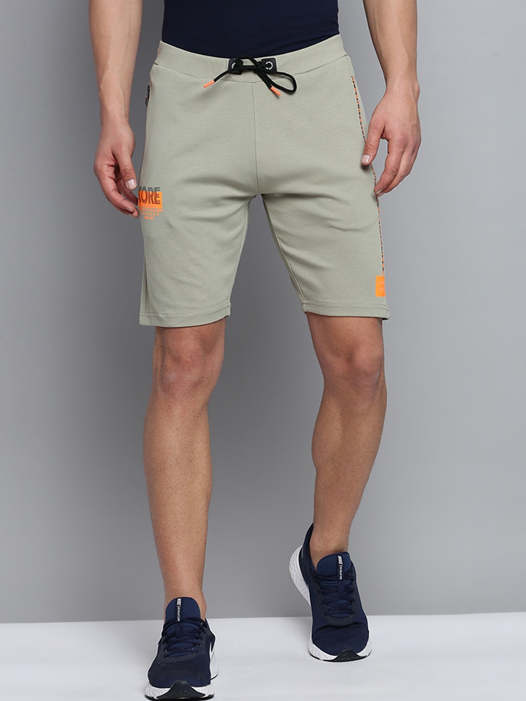 

SHOWOFF Men Regular Fit Sports Shorts, Beige
