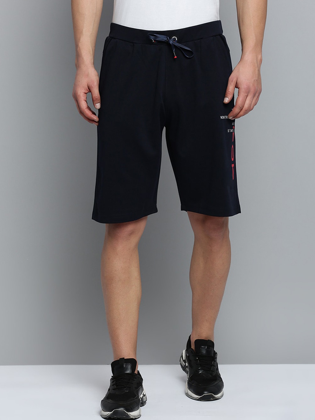 

SHOWOFF Men Regular Fit Sports Shorts, Navy blue