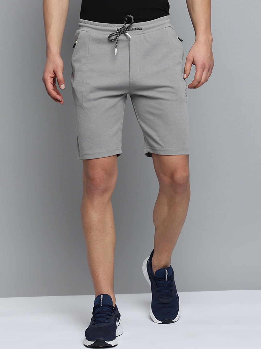 

SHOWOFF Men Regular Fit Sports Shorts, Grey